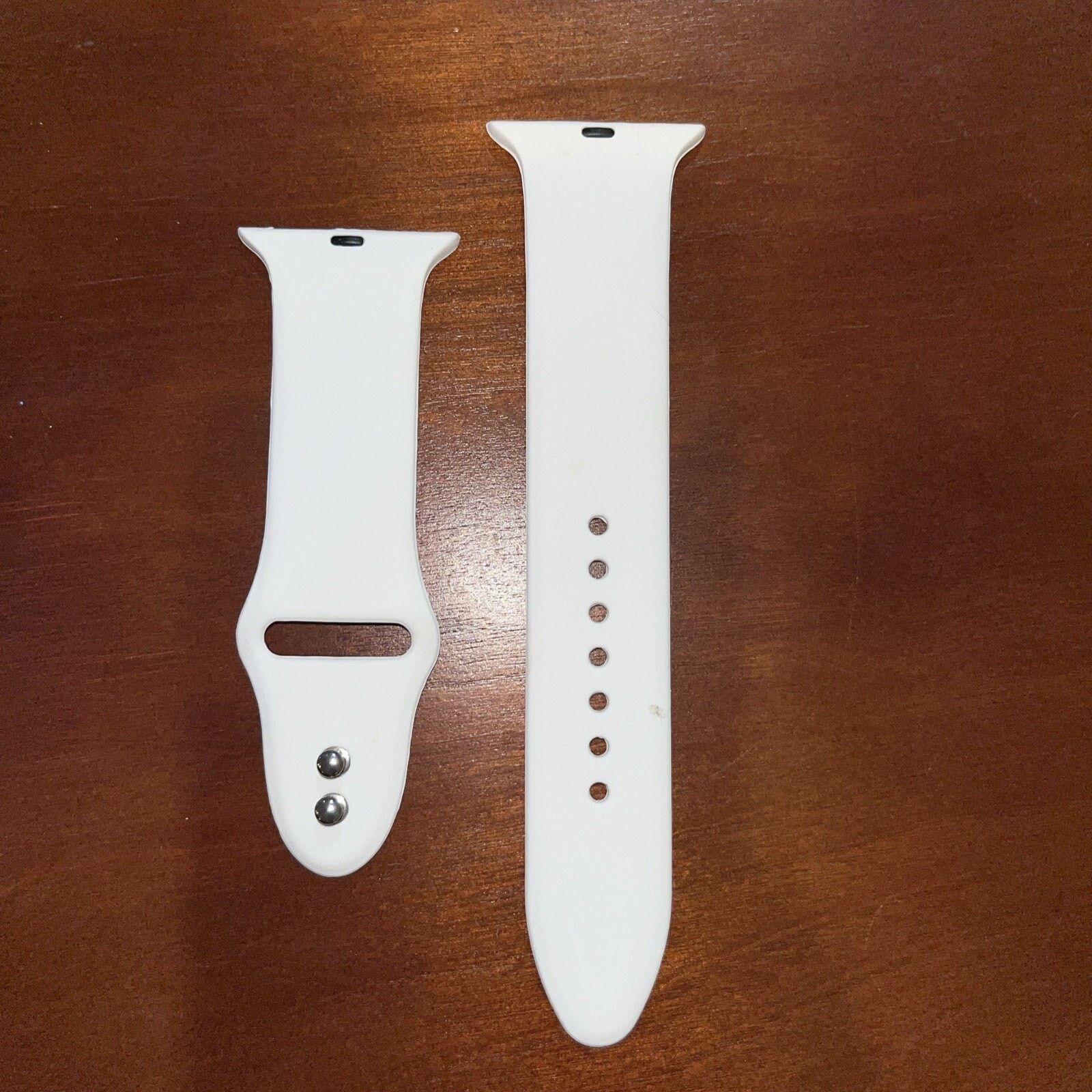 Other Apple Watch Sports Band White 42/44/45mm Series 456789 SE Size ONE SIZE - 2 Thumbnail