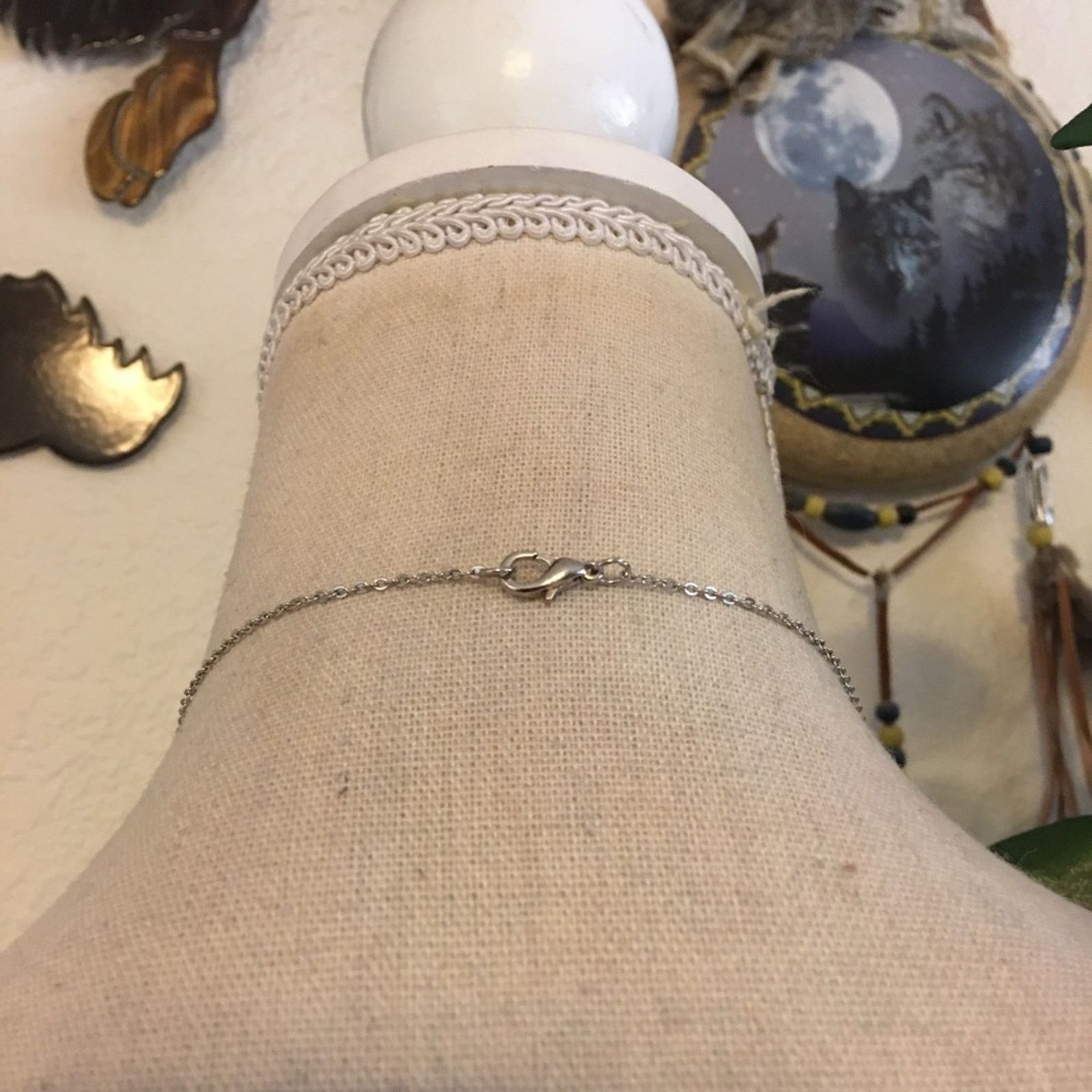 Vintage Vintage marquis cut golden stone pendant on chain Size ONE SIZE - 6 Thumbnail