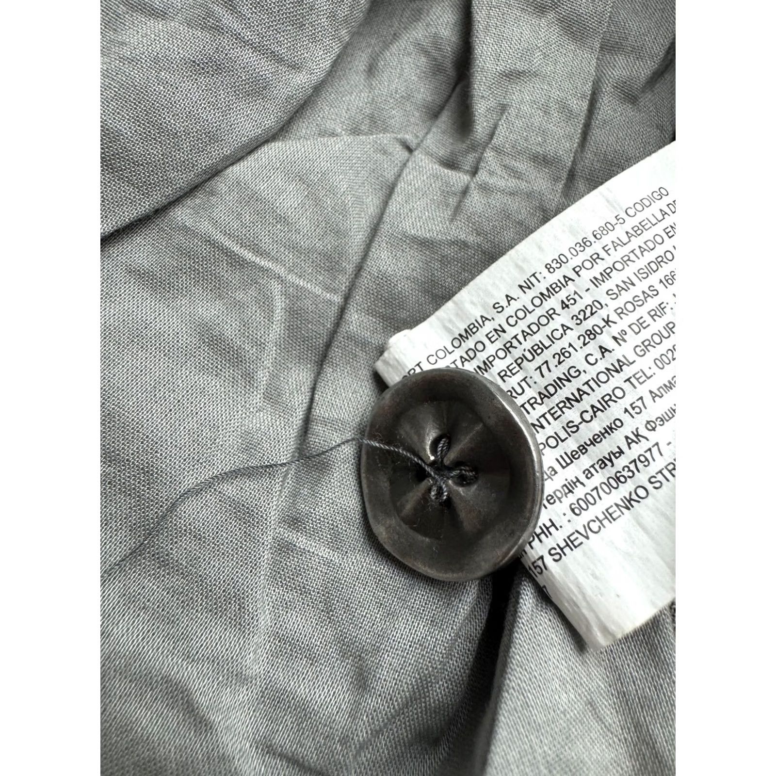 Desigual Desigual Skirt Women's Grey Size 40 Knee Length Cotton Skirt Desigual Shorthand 30F2752 Womens Grey Skirt Size 40 Size 27" / US 4 / IT 40 - 6 Thumbnail