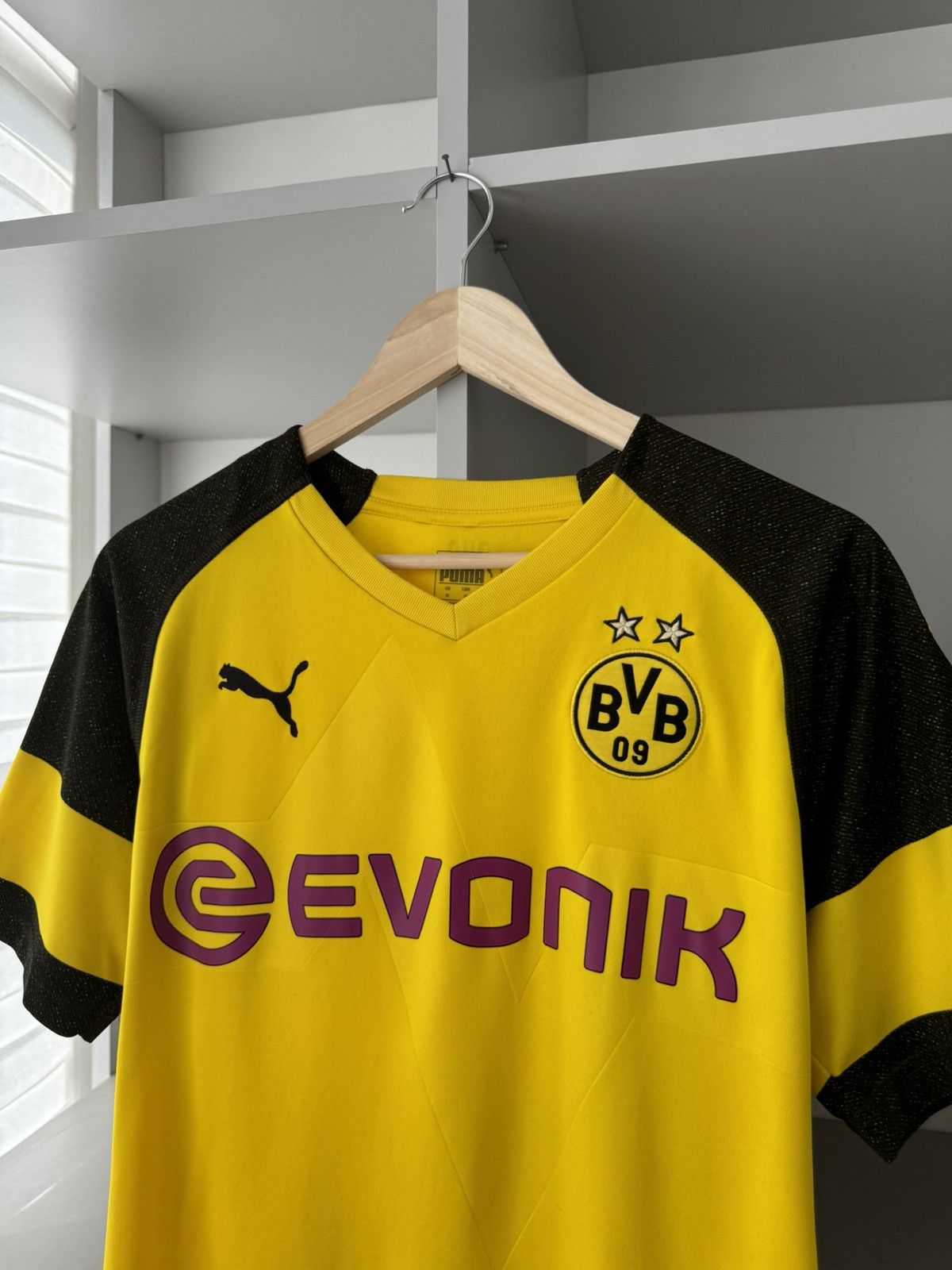 Puma × Vintage Puma Borrusia 2018 Home Jersey Size US M / EU 48-50 / 2 - 4 Thumbnail