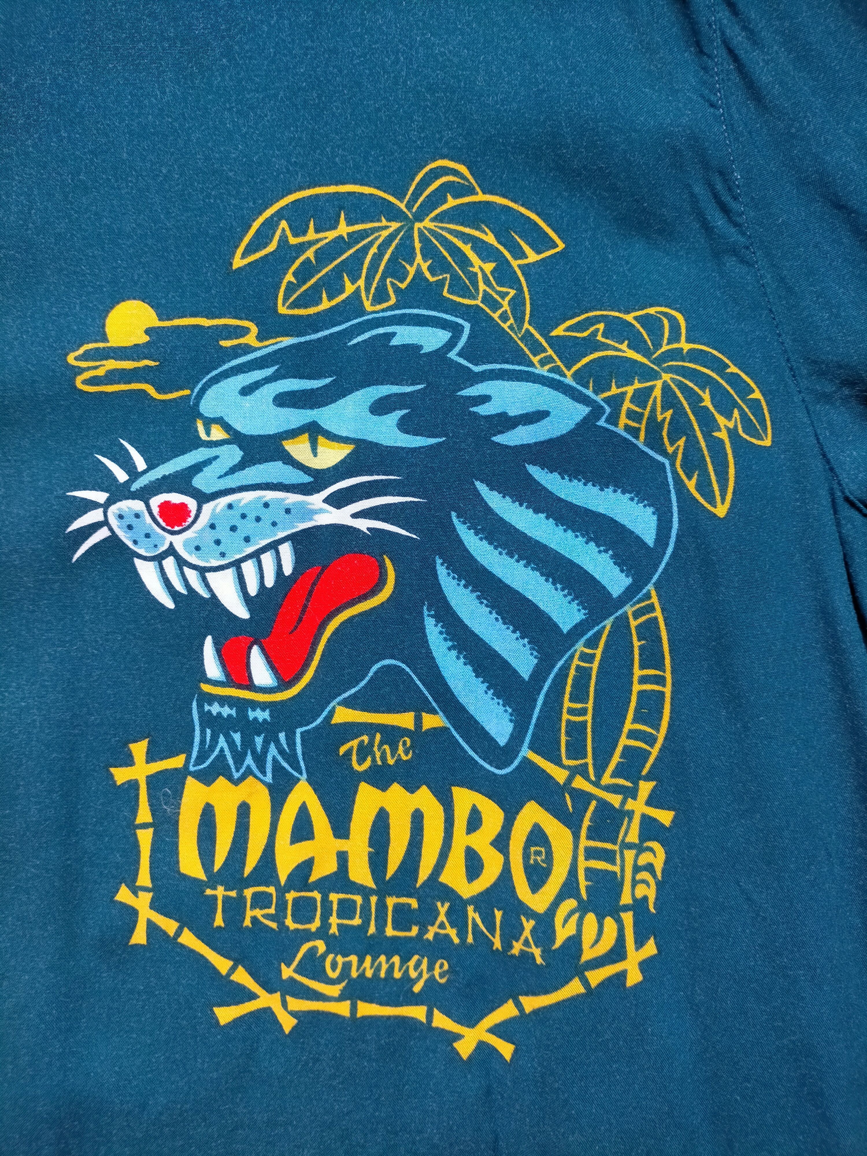 Mambo Vintage 90s Mambo Loud Hawaii Rayon Shirt Button Ups Size US M / EU 48-50 / 2 - 11 Thumbnail
