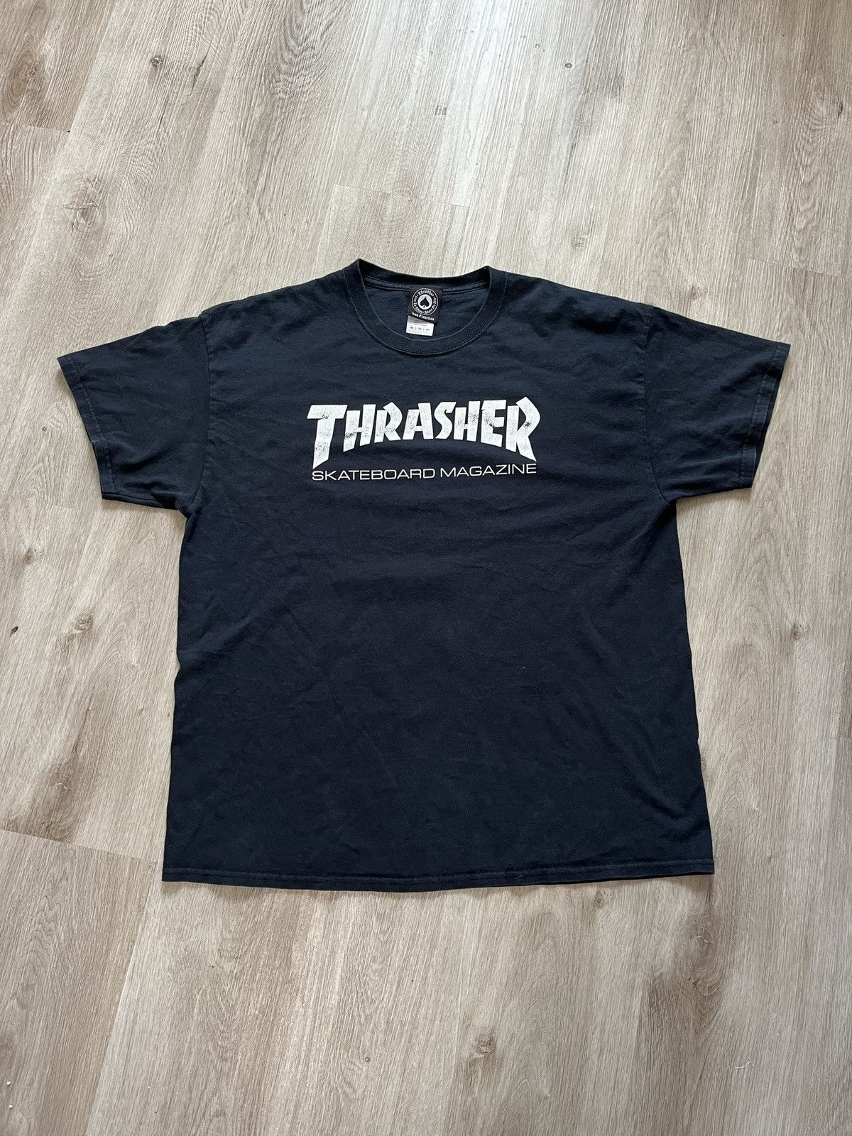 Thrasher Thrasher Logo Black T-Shirt Size US XL / EU 56 / 4 - 1 Thumbnail
