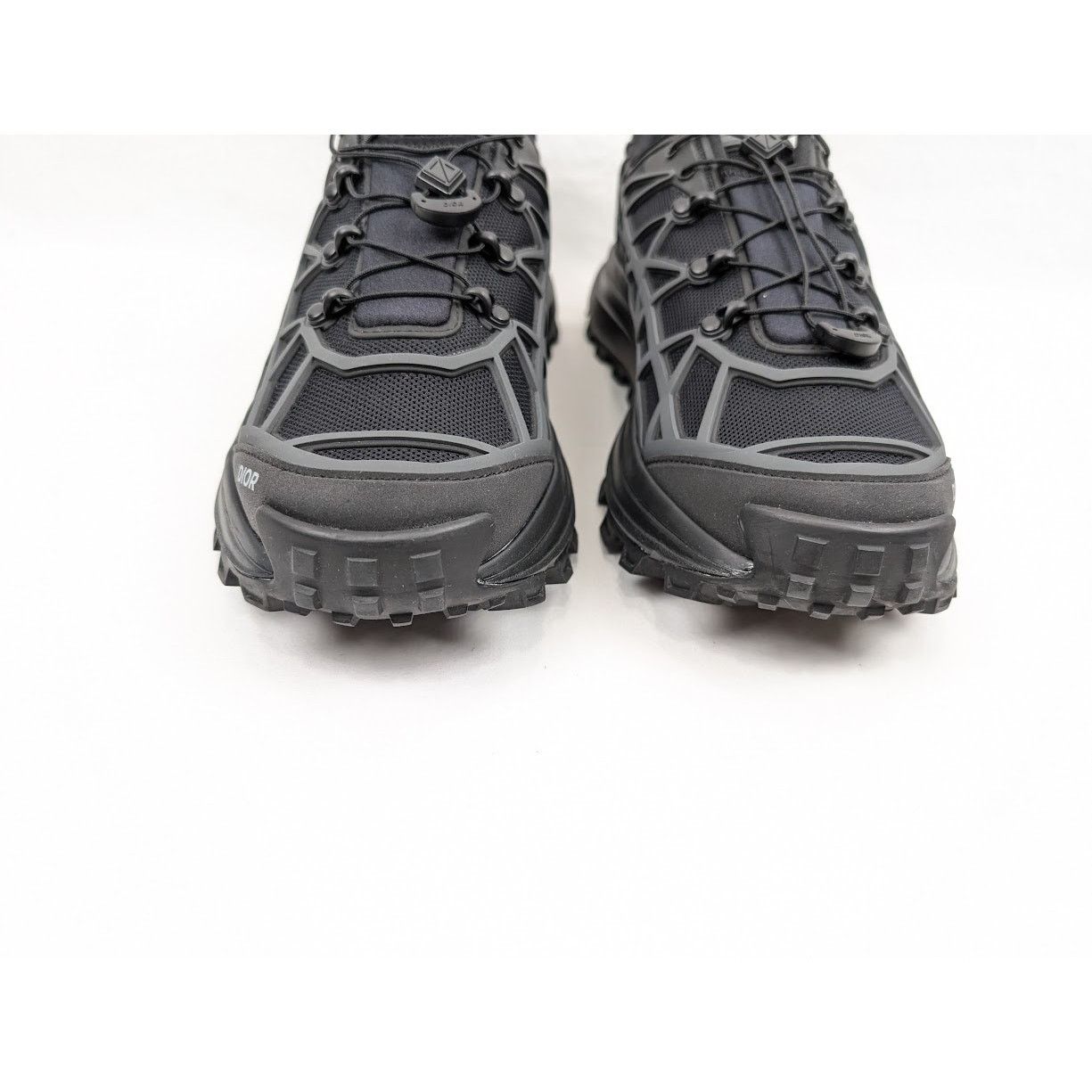 Dior o1rshd1 B31 Rubber Mesh Sneakers in Black Size US 12 / EU 45 - 15 Thumbnail