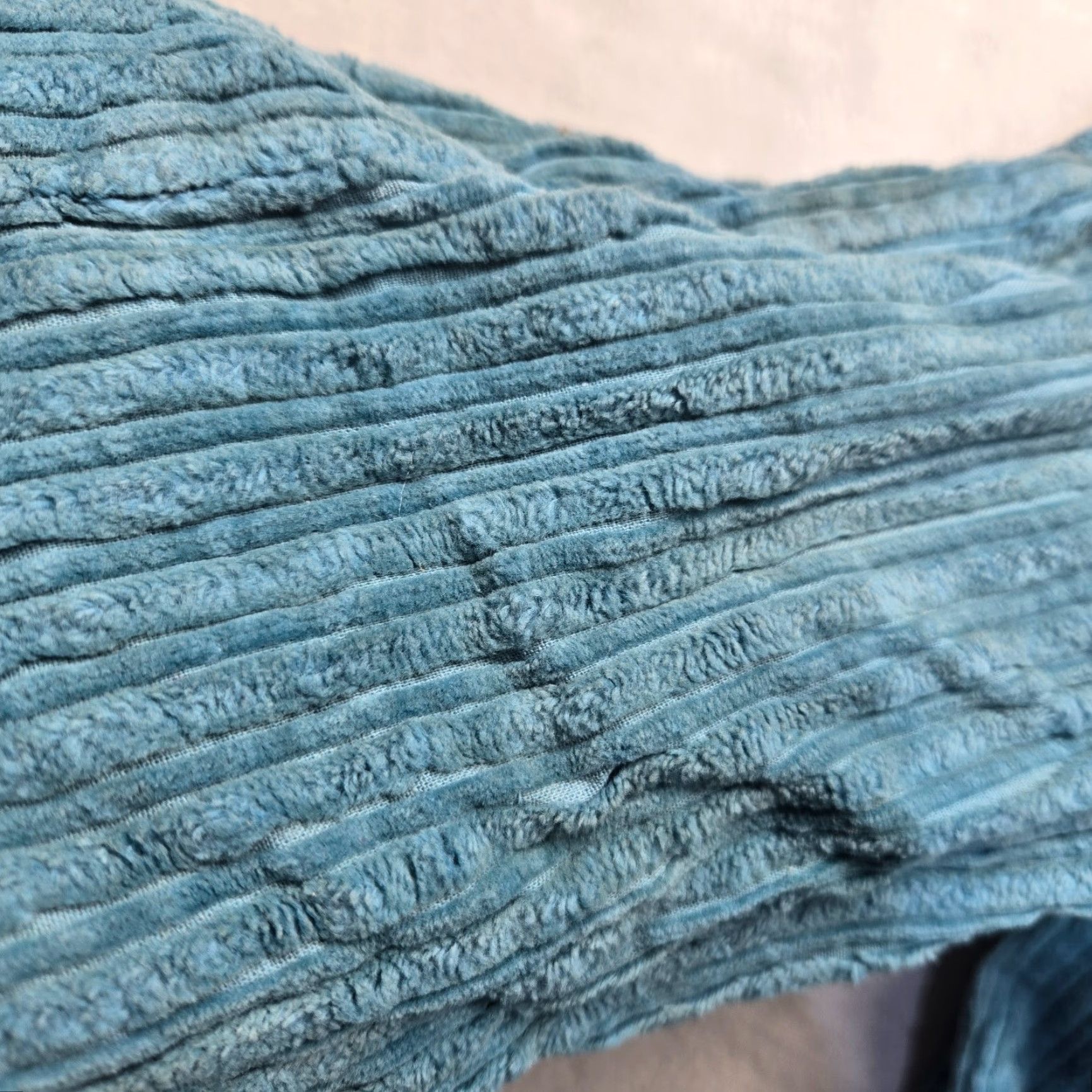 Vintage VINTAGE Jacket Blue L Women Pleated Velvet Buttoned Coat/Shirt? (But must use only original words) Size L / US 10 / IT 46 - 7 Thumbnail