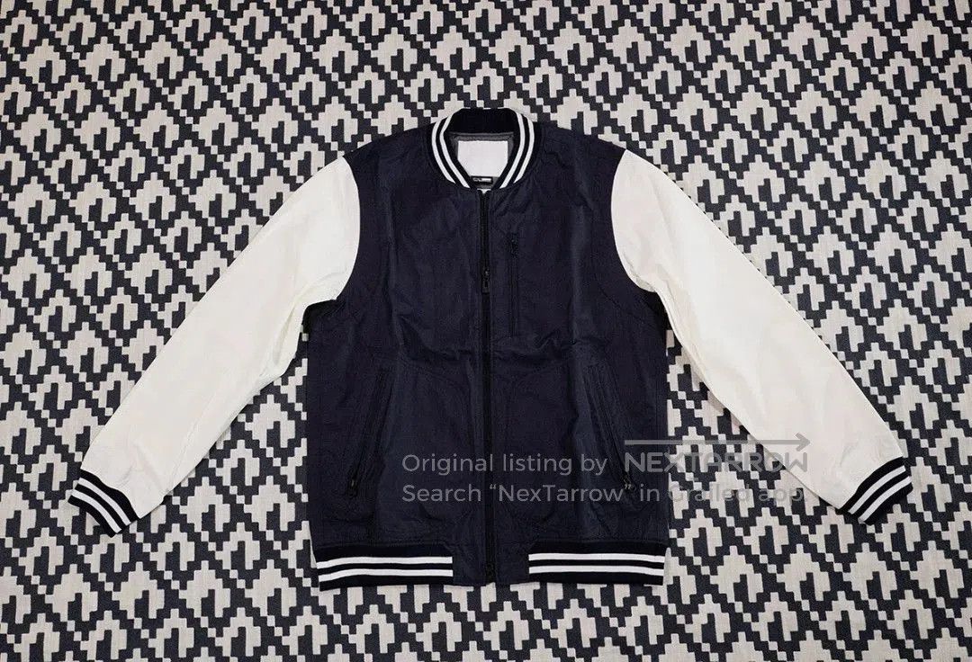 White Mountaineering contrast sleeve bomber jacket by white mountaineering. Size US L / EU 52-54 / 3 - 1 Thumbnail
