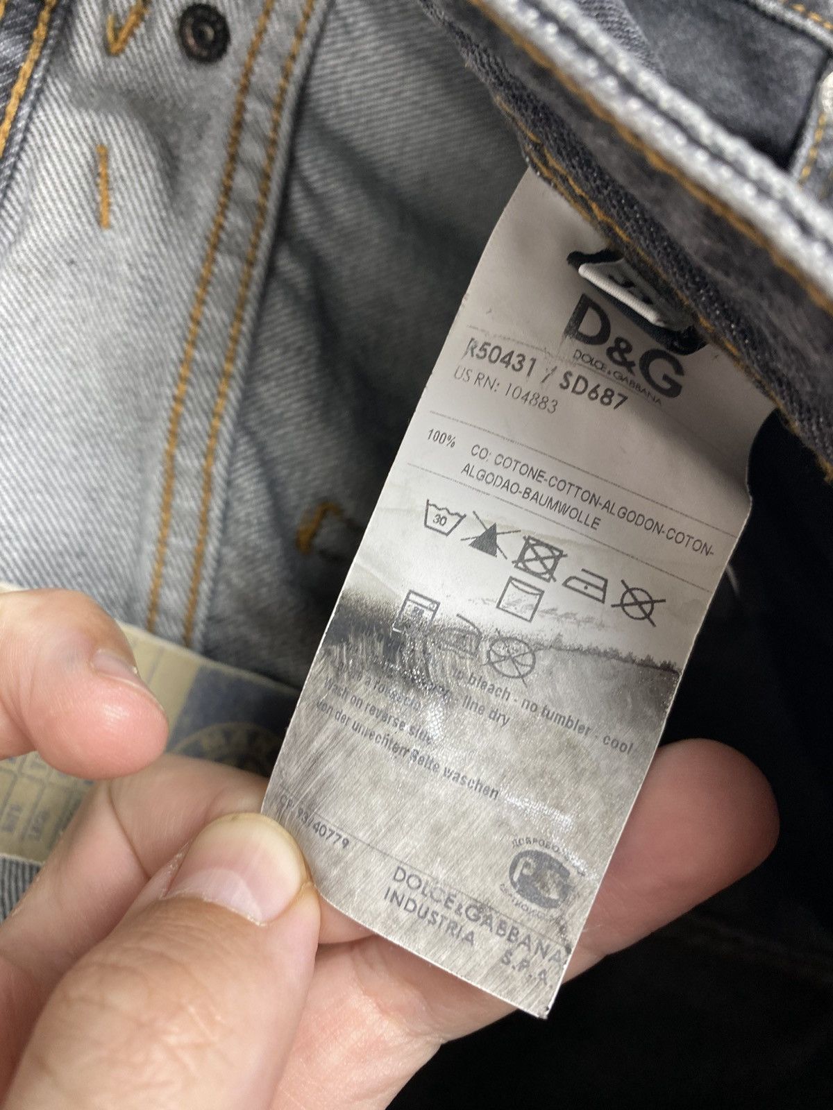 Dolce & Gabbana Dolce & Gabbana Vintage Denim Jeans Men size 33 Size US 33 - 17 Thumbnail