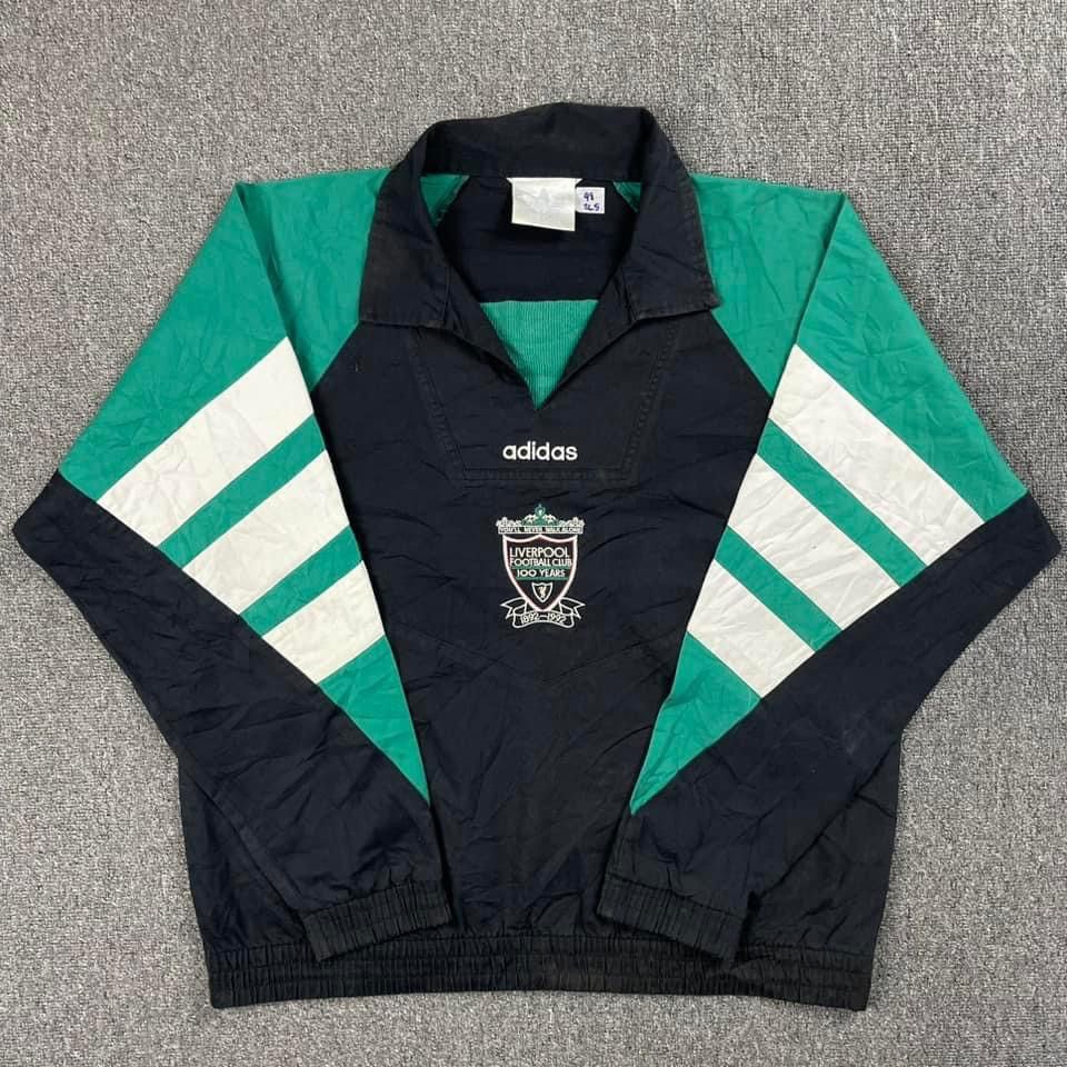 Adidas × Vintage Liverpool Training Drill Top 1992