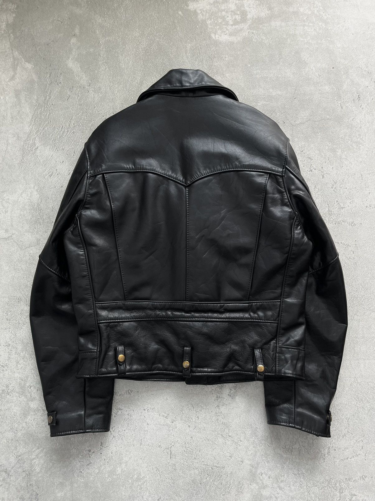 Other Vintage Protech Leather Apparel Bikers Leather Jacket Size US XL / EU 56 / 4 - 8 Thumbnail