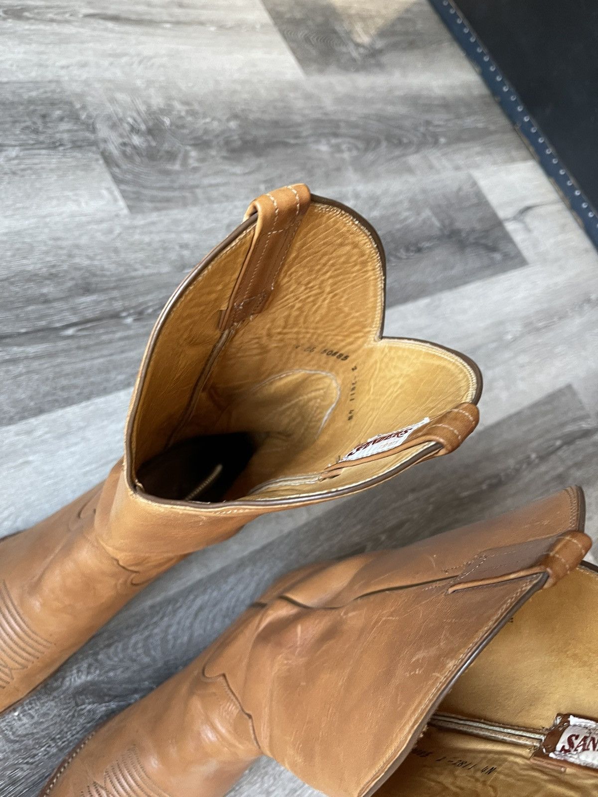 Sanders Vintage Cowboy Boots Size US 9.5 / EU 42-43 - 4 Thumbnail
