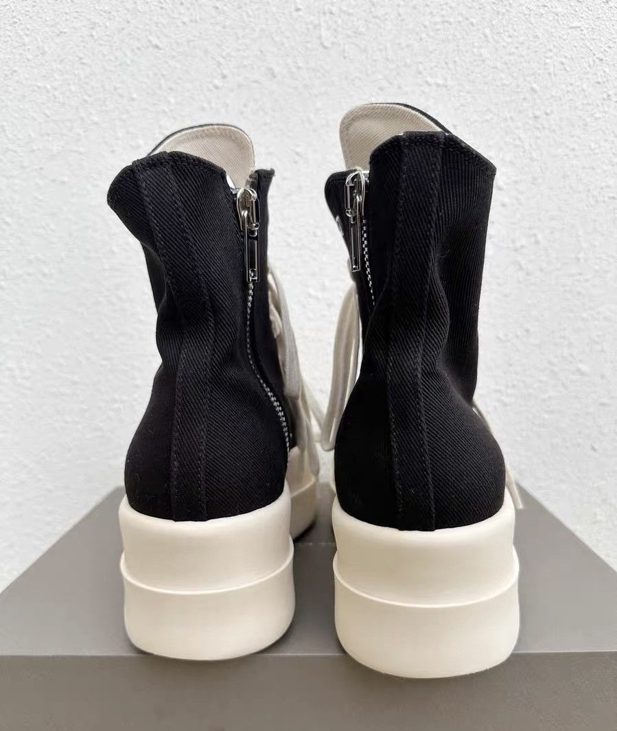 Rick Owens Rick Owens DRKSHDW Canvas High-Top Sneakers Size US 7 / EU 40 - 6 Thumbnail