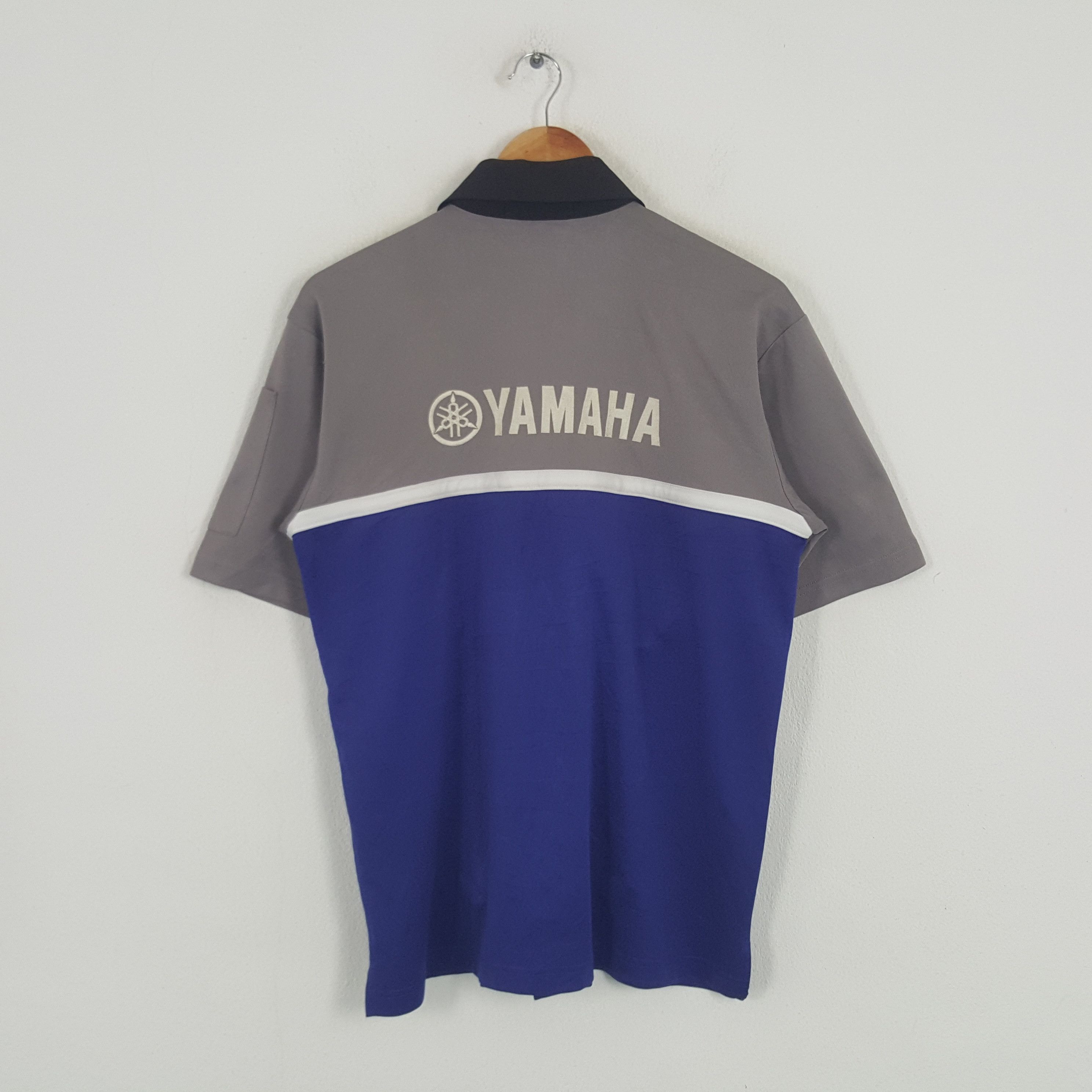 Japanese Brand × Vintage × Yamaha Vintage Yamaha Japanese Motorsports Racing Polos Size US M / EU 48-50 / 2 - 1 Thumbnail