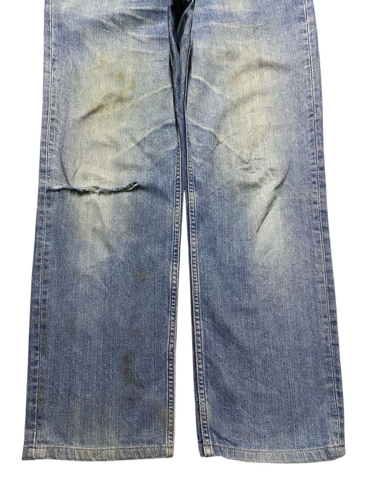 Levi's Vintage Levis 533 Rusty Ripped Baggy Jeans Size US 34 / EU 50 - 5 Thumbnail