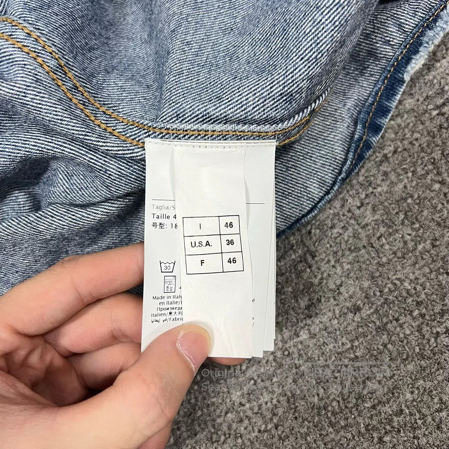 Valentino Valentino Big Logo Denim Shirt Jacket. Size US S / EU 44-46 / 1 - 6 Thumbnail