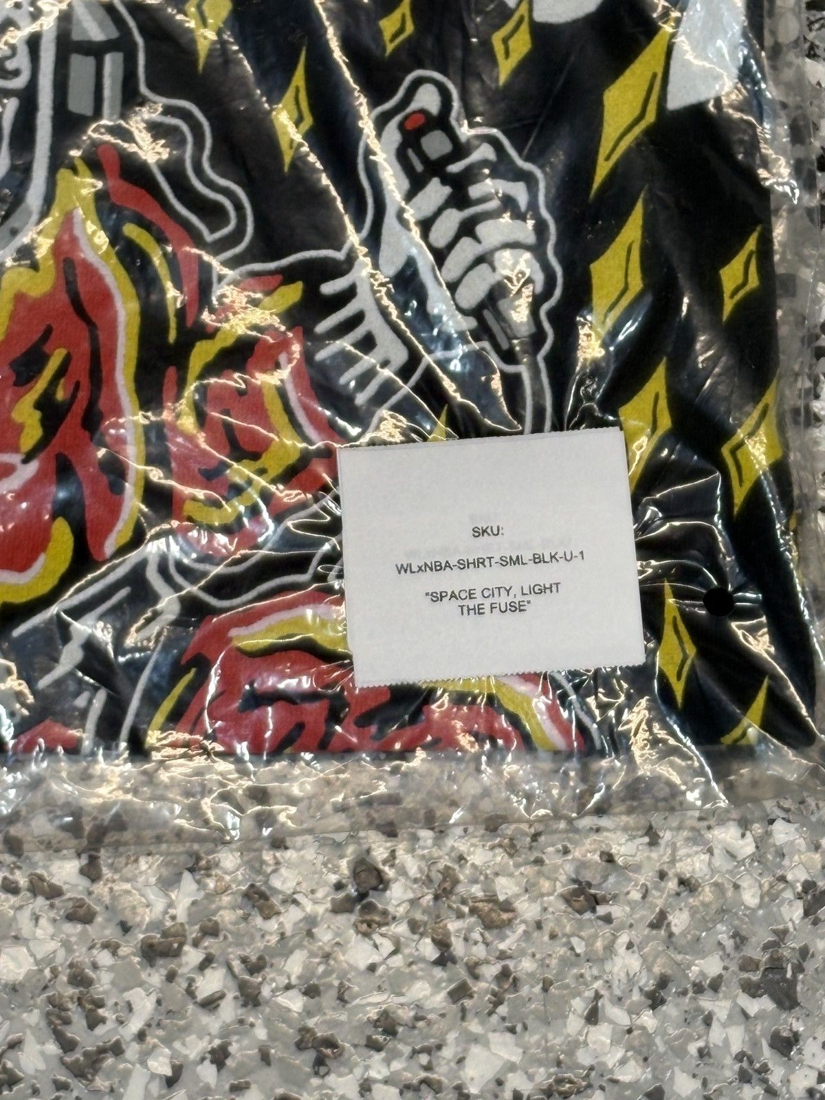 NBA × Warren Lotas Warren Lotas X NBA “Space City, Light The Fuse” T-Shirt Sz S Size US M / EU 48-50 / 2 - 7 Thumbnail