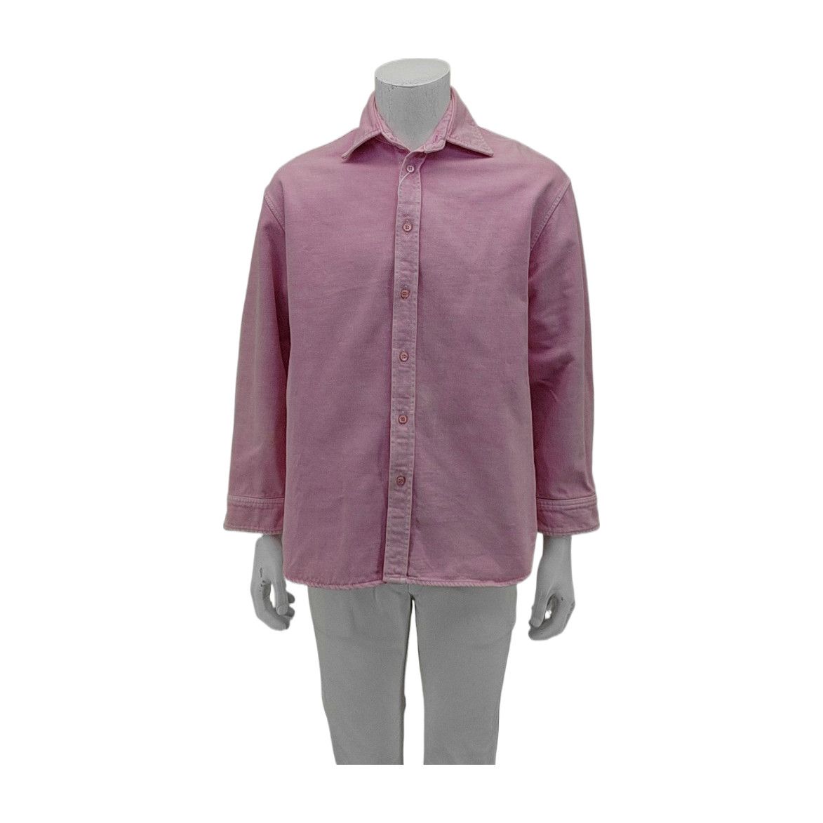 Balenciaga Balenciaga Logo Back Pink Shirt Size XXS Size US XS / EU 42 / 0 - 1 Thumbnail