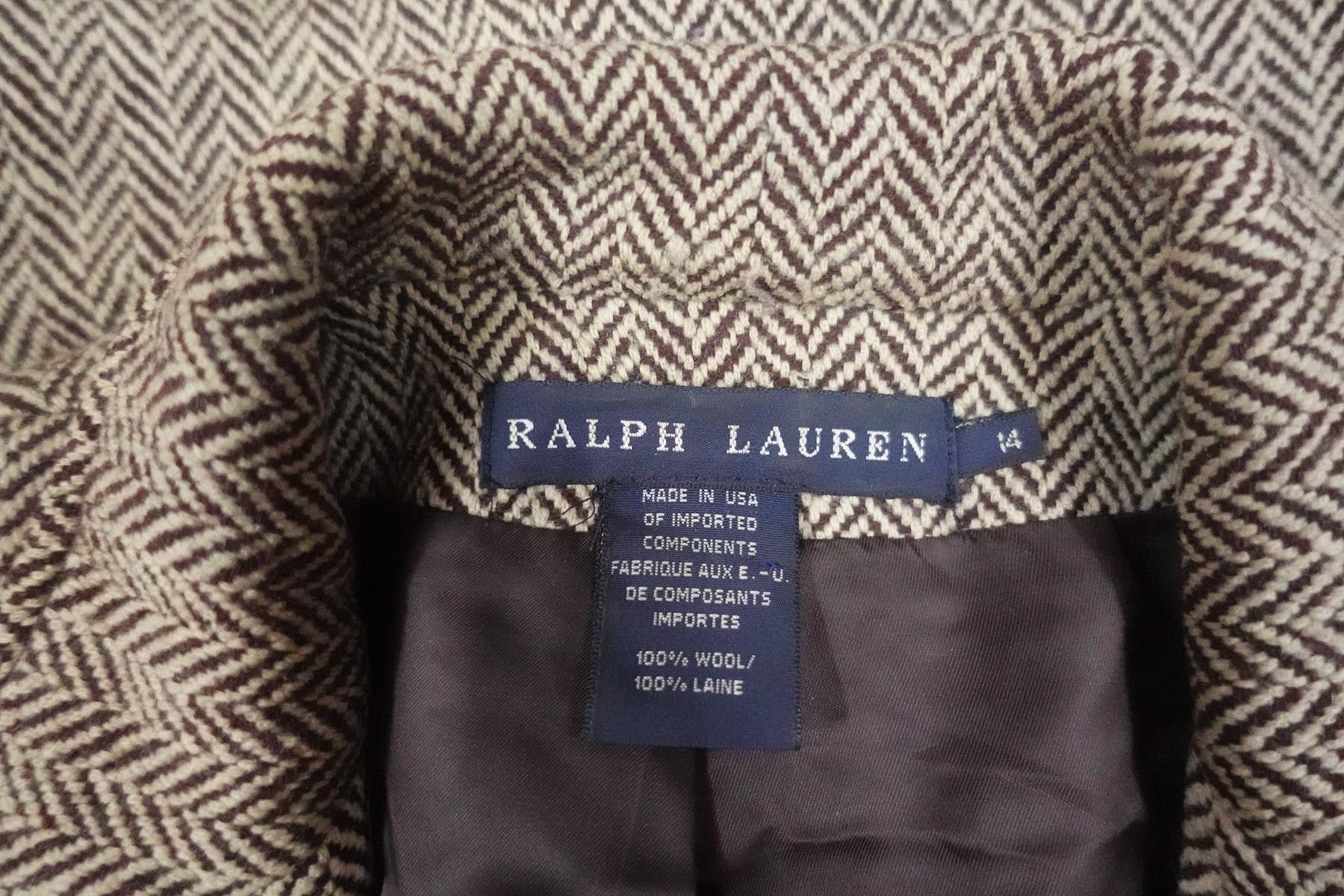 Ralph Lauren Blue Label Ralph Lauren Blue Label Blazer Jacket Herringobne Wool 14 Size XL / US 12-14 / IT 48-50 - 3 Thumbnail