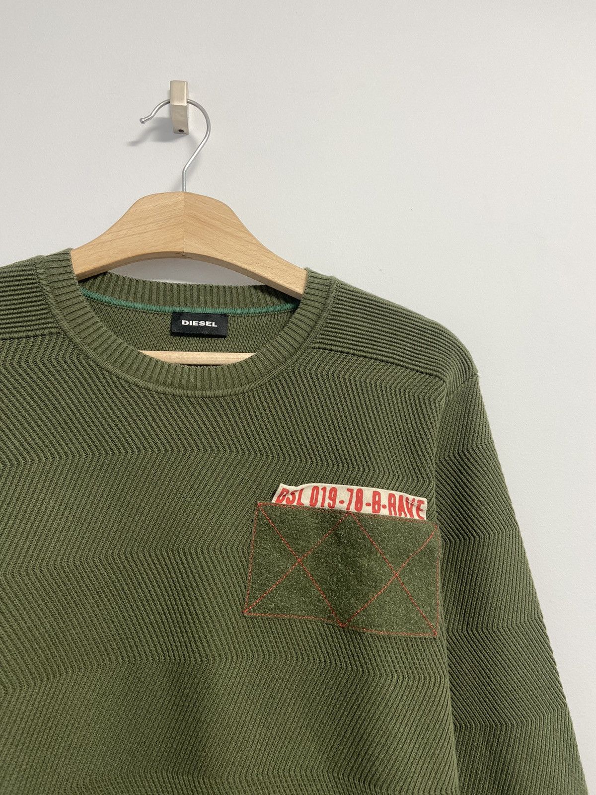 Diesel Diesel Vintage Sweatshirt Green Size US S / EU 44-46 / 1 - 2 Thumbnail