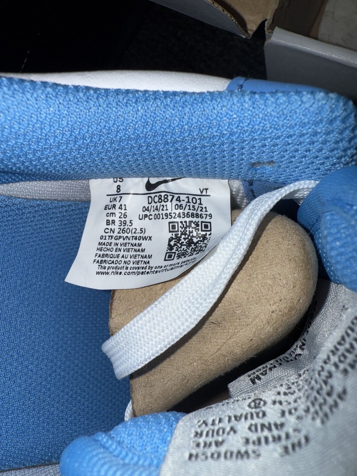 Nike Nike Air Force 1 "75th Anniversary Lakers" Size US 8 / EU 41 - 5 Thumbnail