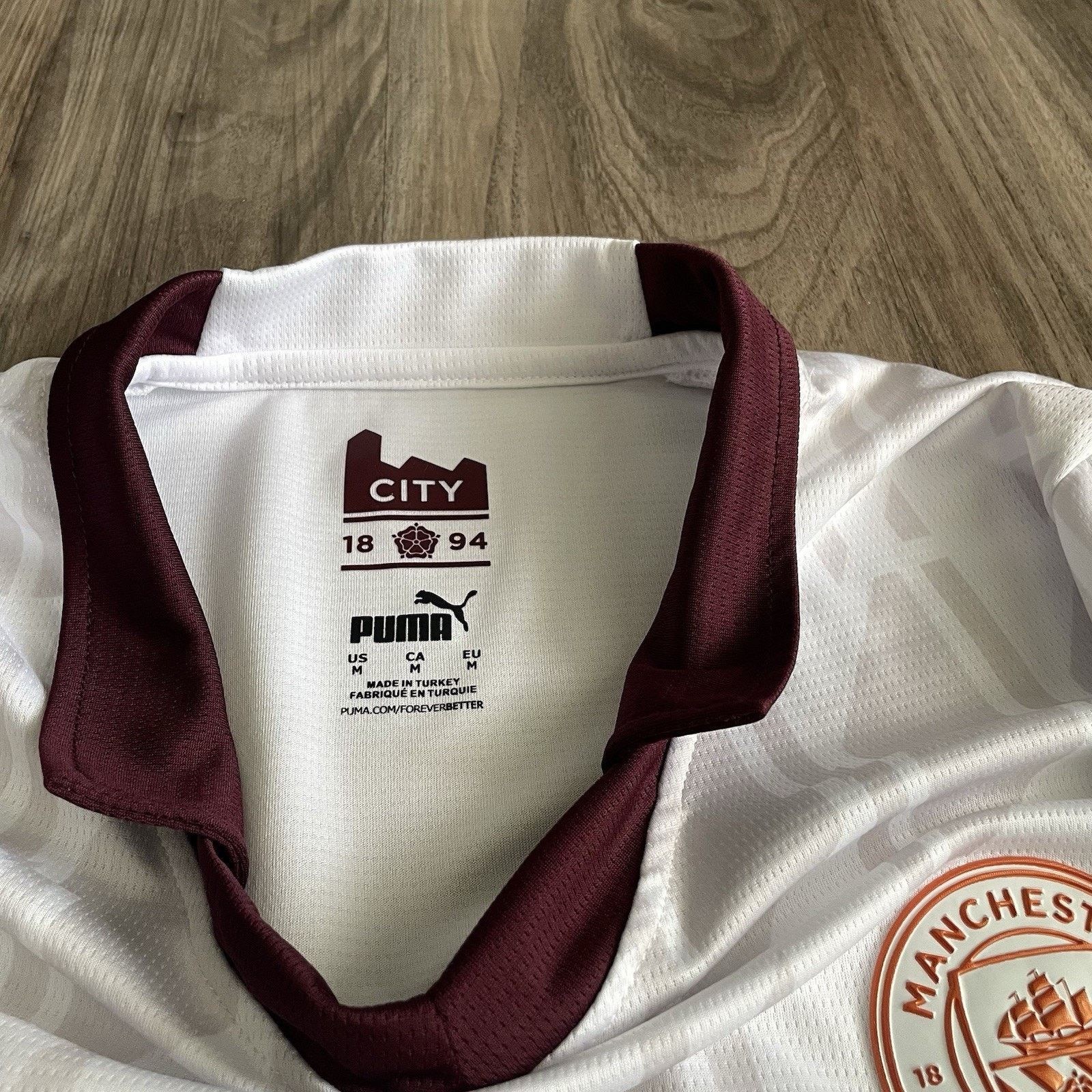 Puma Puma Manchester City Soccer Jersey Size M Authentic Away Kit Size US M / EU 48-50 / 2 - 6 Thumbnail
