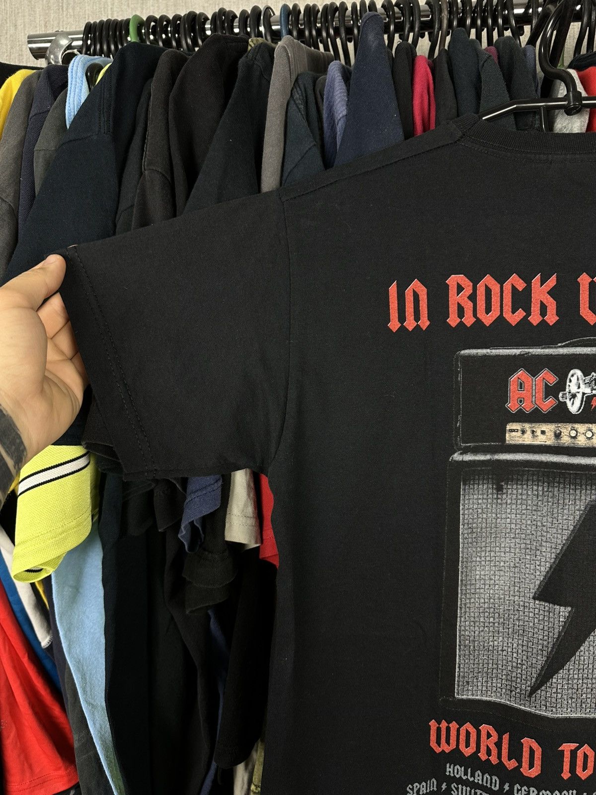AC/DC AC/DC World Tour 2015 IN ROCK WE TRUST BAND T SHIRT TEE Size US S / EU 44-46 / 1 - 10 Thumbnail