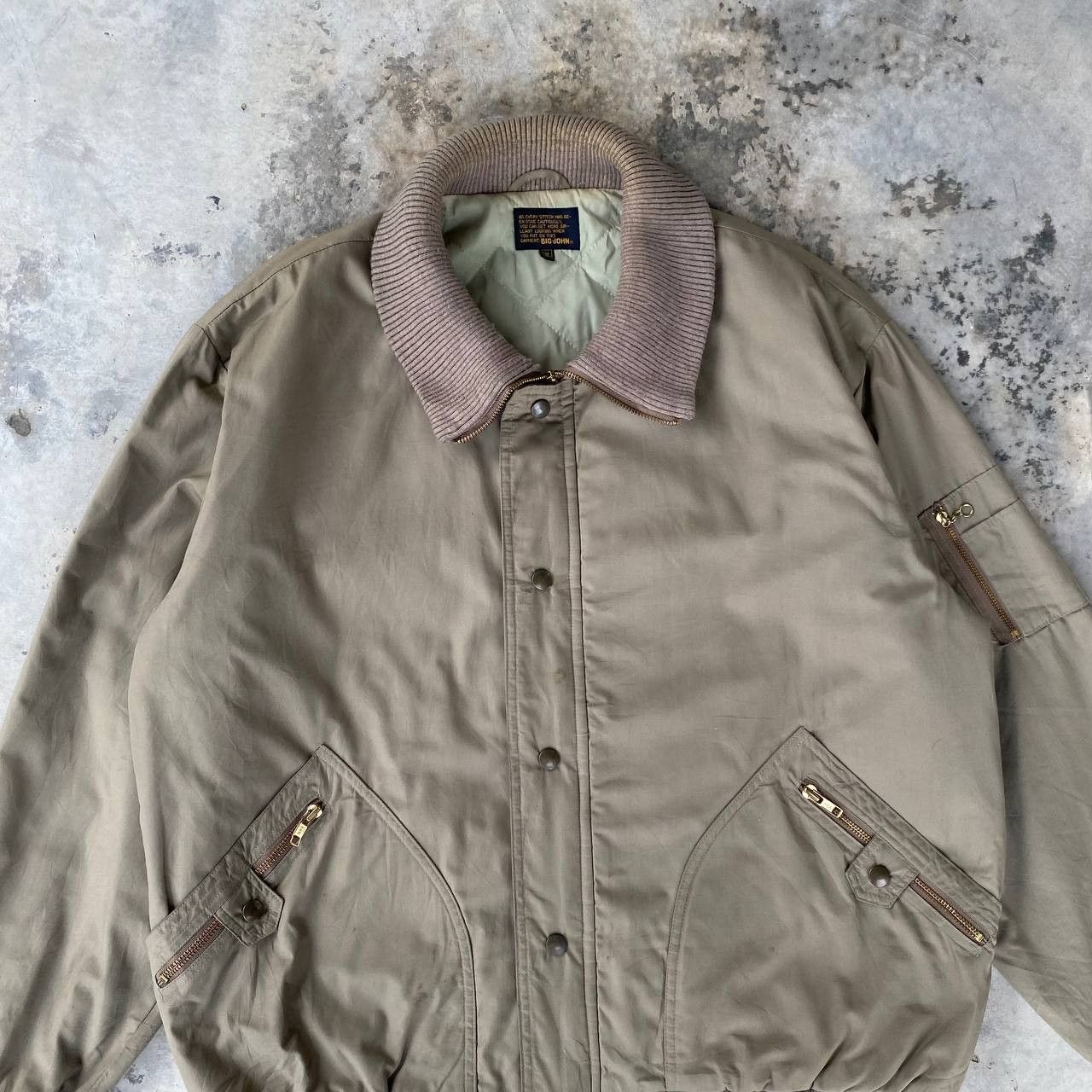Big John VINTAGE 90S BIG JOHN BOMBER JACKET Size US XXL / EU 58 / 5 - 4 Thumbnail