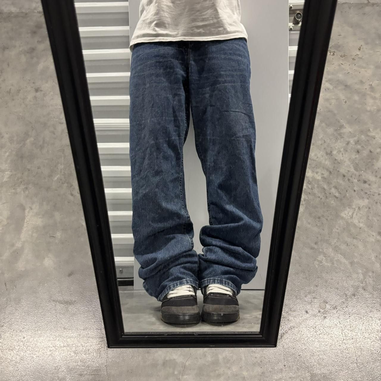 Japanese Brand × Vintage Crazy Vintage Y2K/2000s Medium Wash Essential Denim Jeans! Size US 30 / EU 46 - 1 Thumbnail