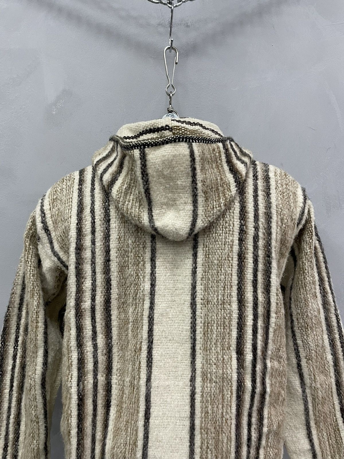 Nirvana Kurt kobain style Knit Wool aztec zip hoodie 90s Vintage Size US M / EU 48-50 / 2 - 7 Thumbnail