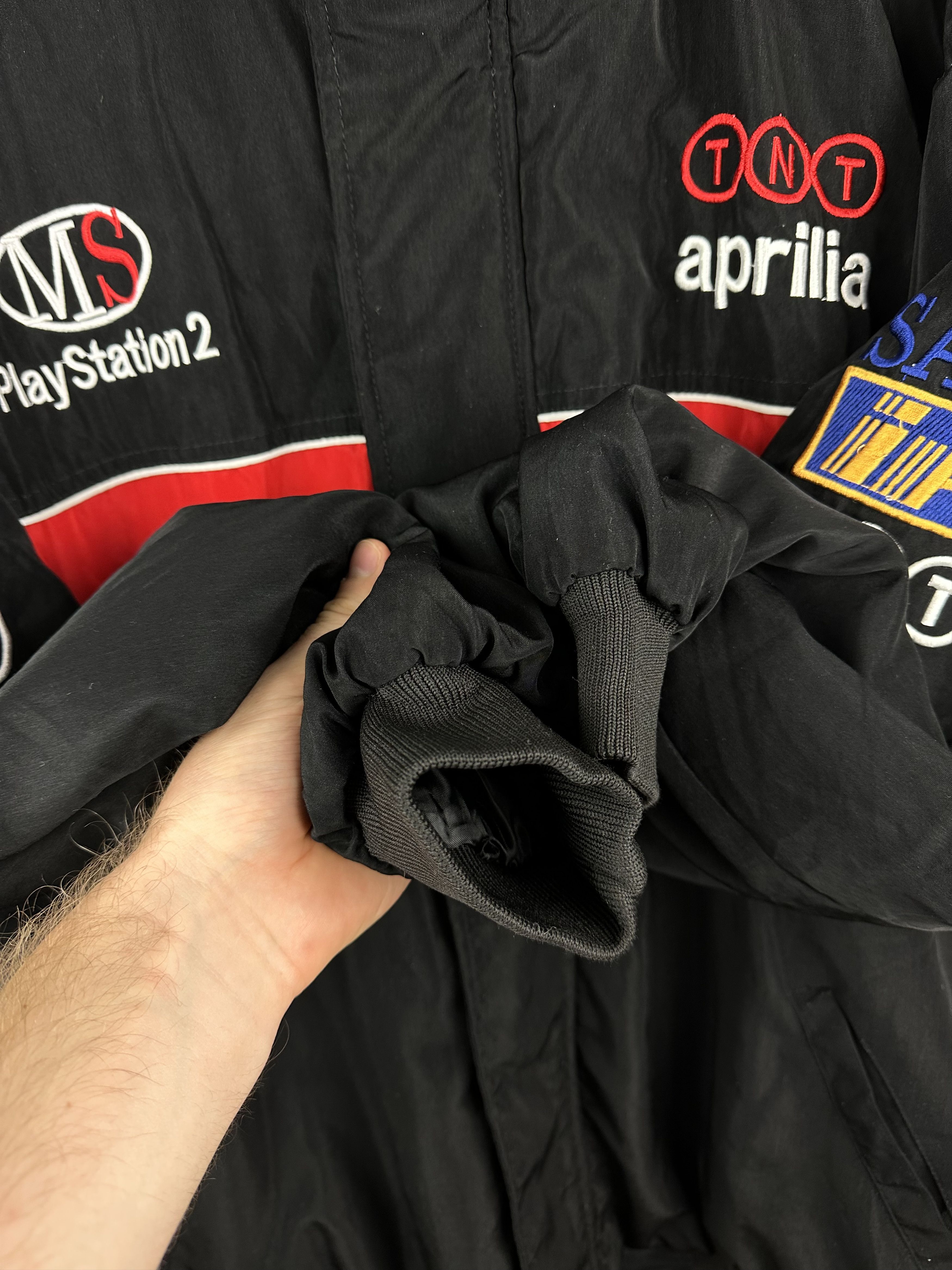 Vintage Vintage Aprilia Racing Jacket Bomber Rare Ferrari Marlboro Size US XL / EU 56 / 4 - 6 Thumbnail