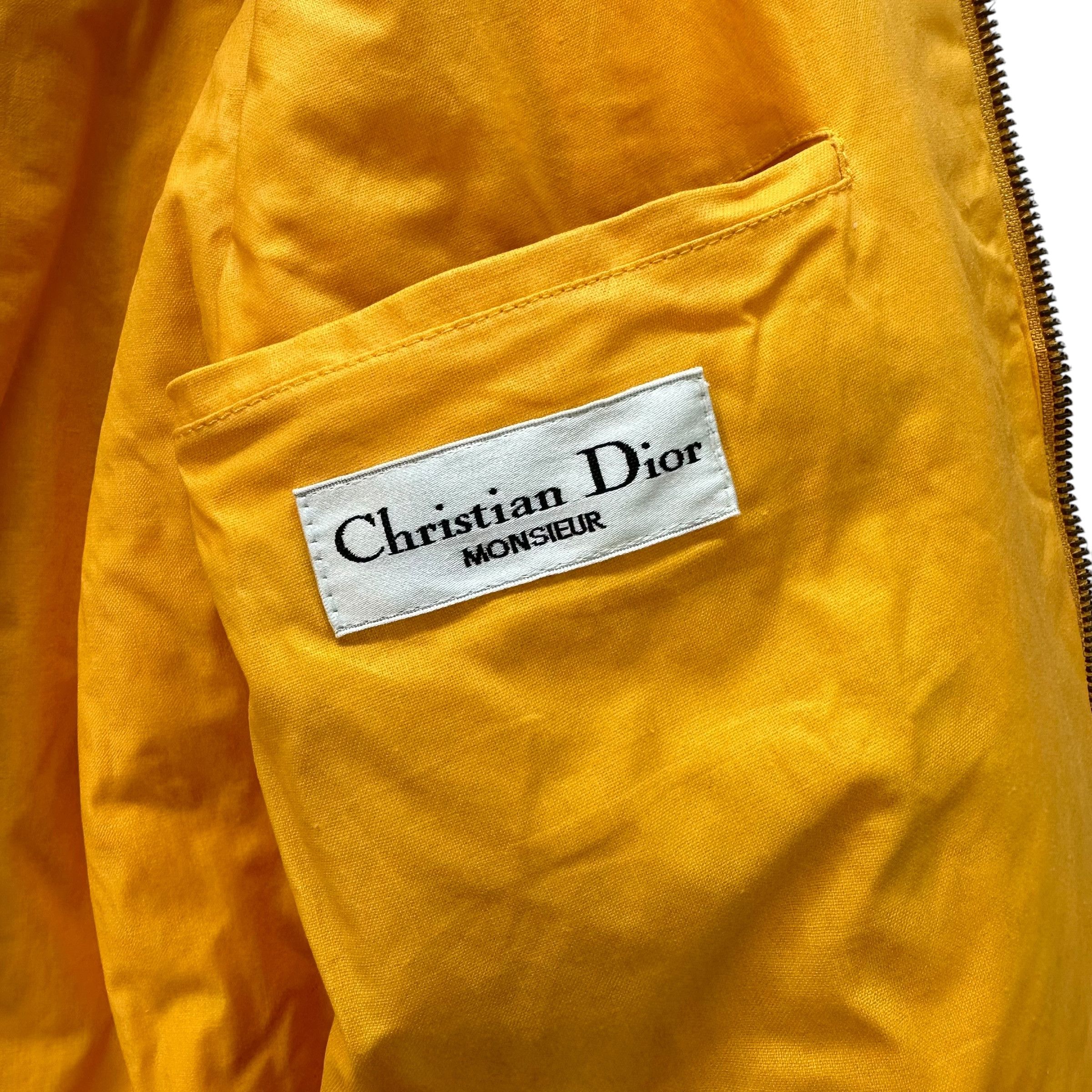Christian Dior Monsieur Vintage 90's CHRISTIAN DIOR Orange Hooded Jacket #A72-1745 Size US M / EU 48-50 / 2 - 9 Thumbnail