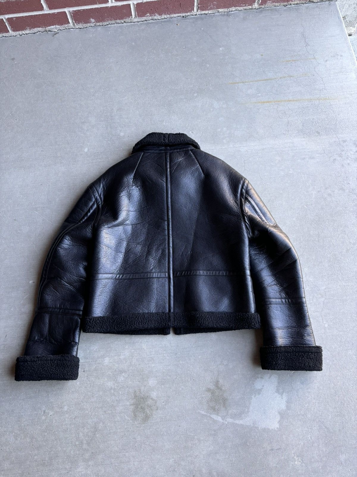 Vetements Shearling aviator leather jacket Size US M / EU 48-50 / 2 - 3 Thumbnail