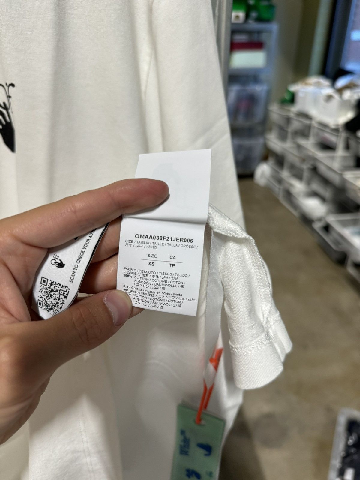 Off-White Off-White Caravaggio Lute T-Shirt NEW 500$ Size US L / EU 52-54 / 3 - 7 Thumbnail