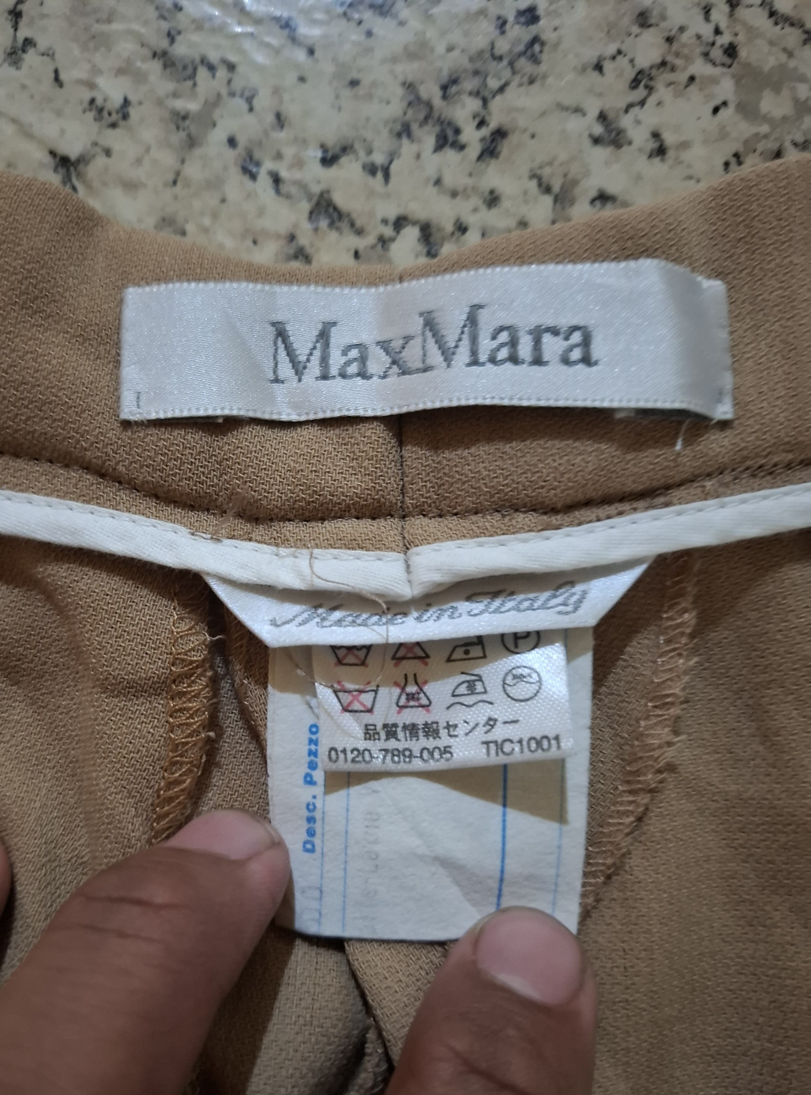 Max Mara Vintage Max Mara Pleated Virgin Wool Trousers Made In Italy Size 25" / US 0 / IT 36 - 6 Thumbnail