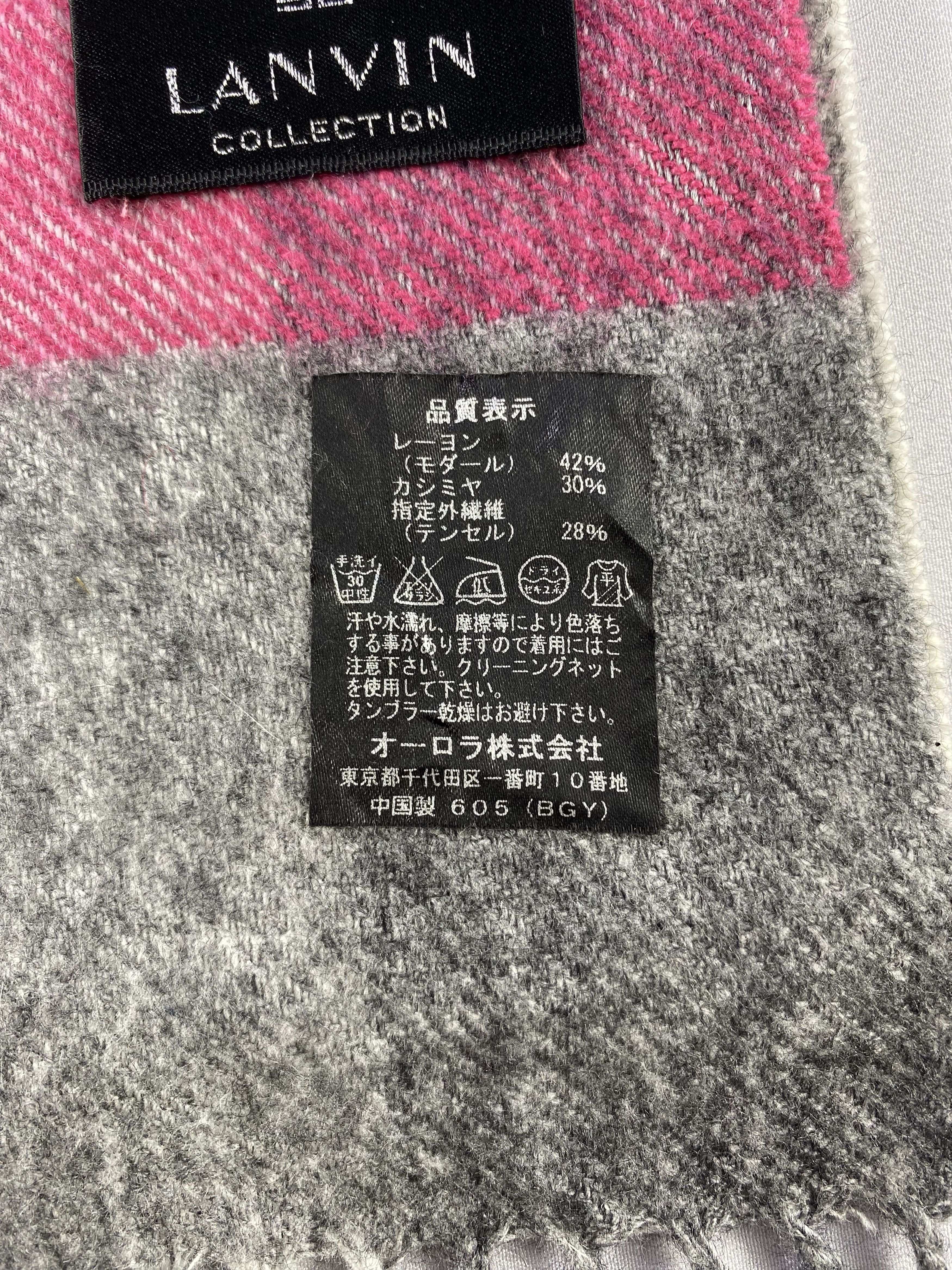 Lanvin × Vintage Lanvin Scarf / Muffler / Neckwear Size ONE SIZE - 6 Thumbnail