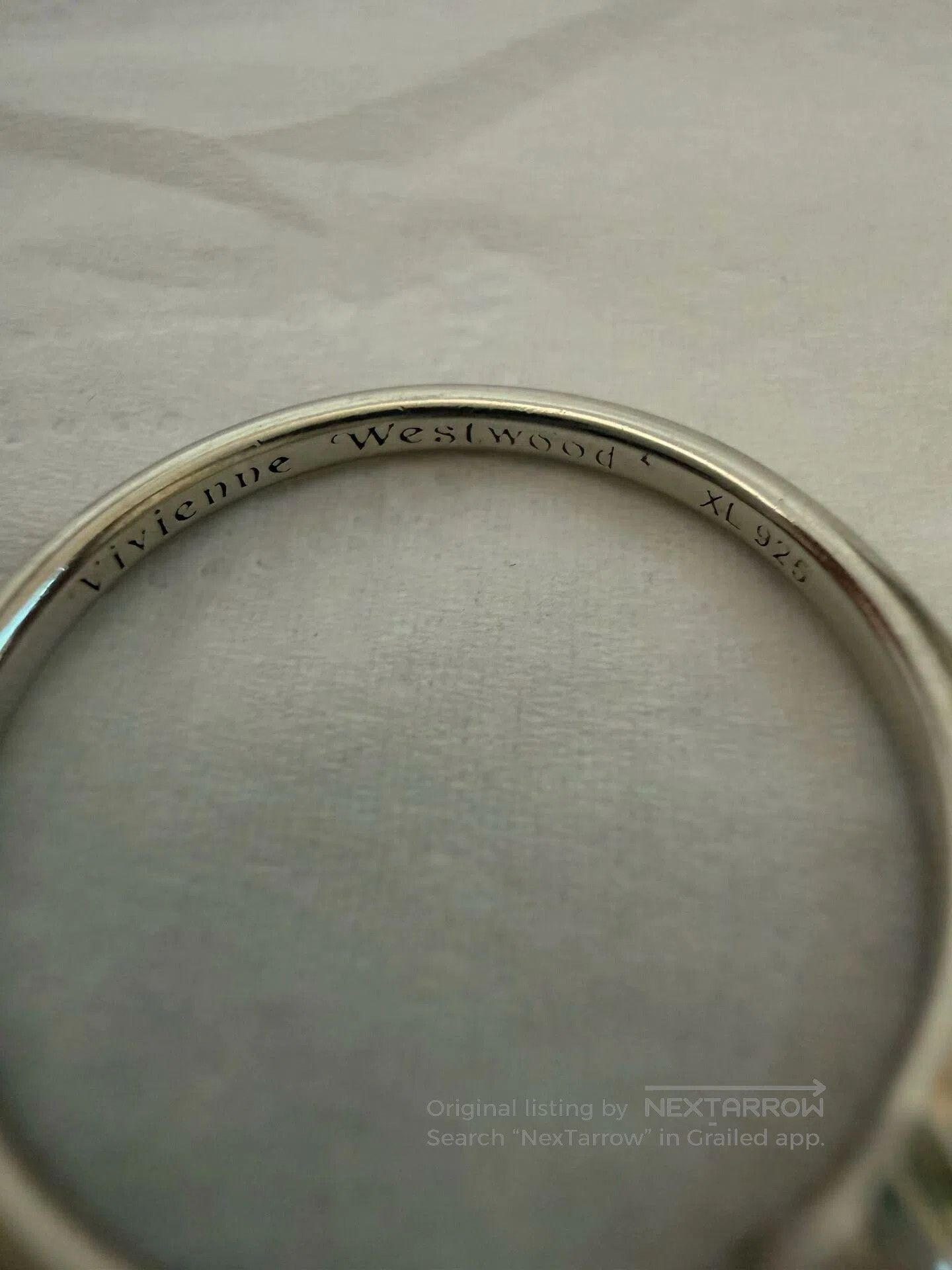 Vivienne Westwood Vivienne Westwood 2024 Saturn Oval Ring. Size ONE SIZE - 4 Thumbnail