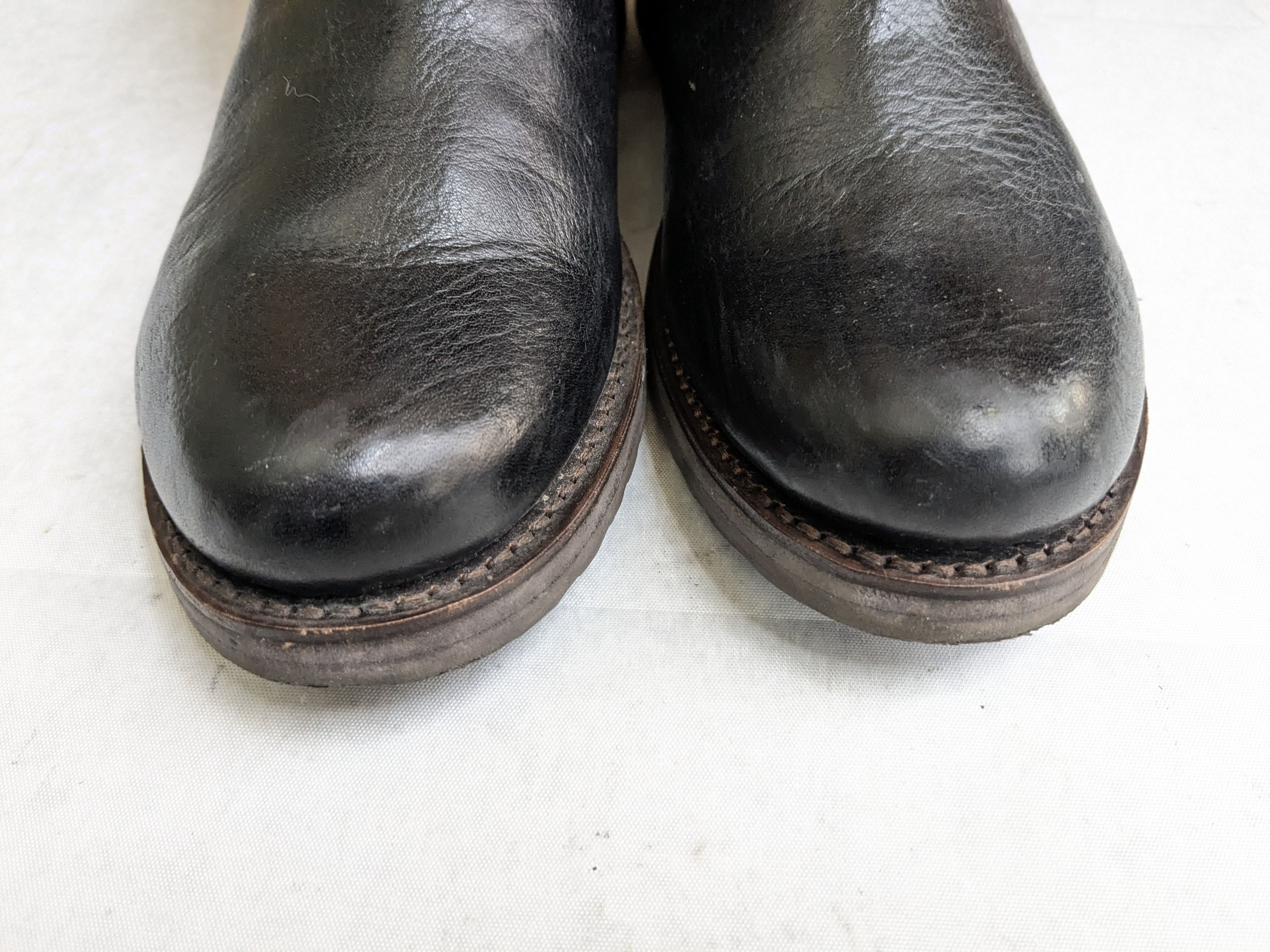 Frye Frye Engineer Boots Black Leather 8.5 Motorcycle Biker Size US 8.5 / EU 41-42 - 2 Thumbnail