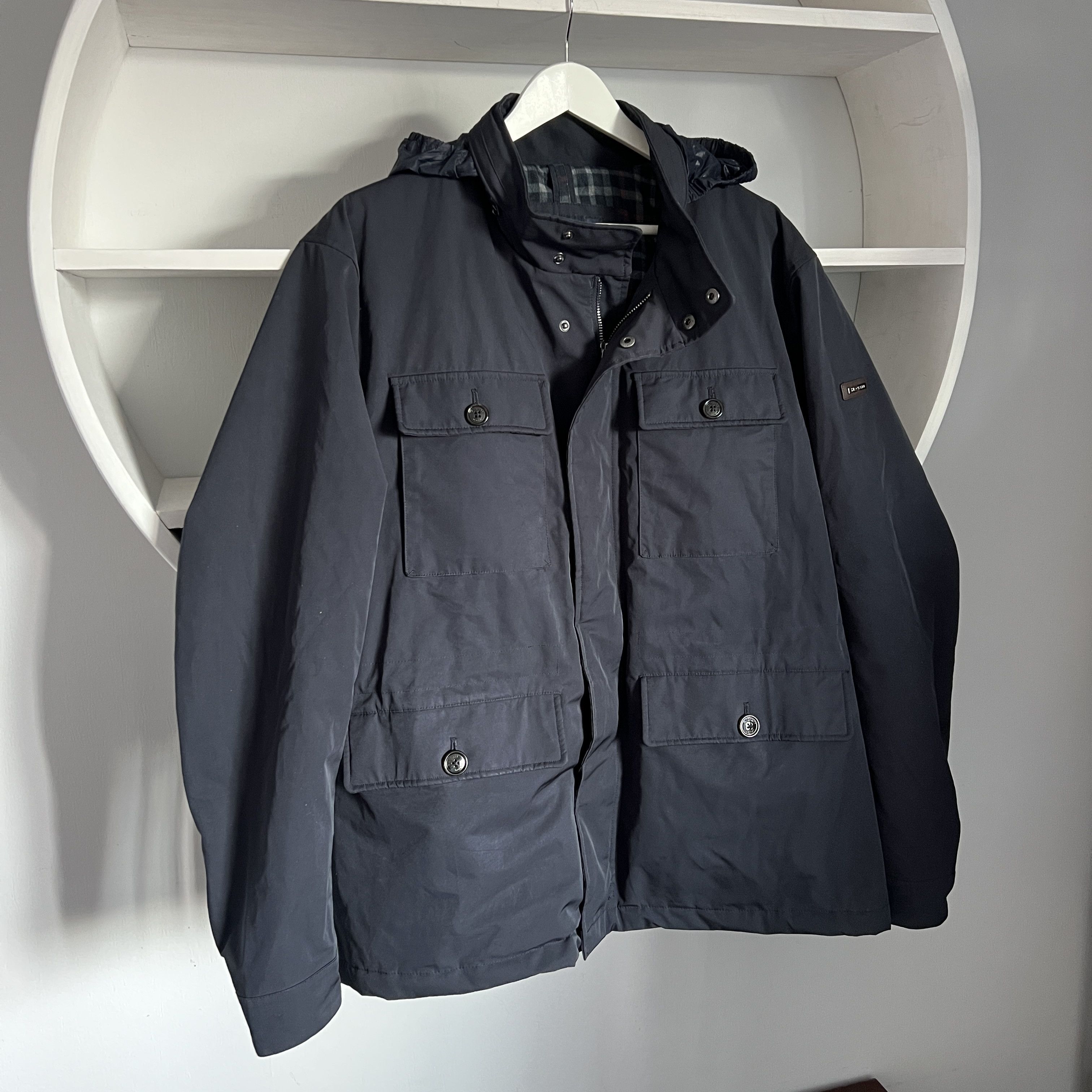 Men's HACKETT BRADBURY FIELD Navy Jacket