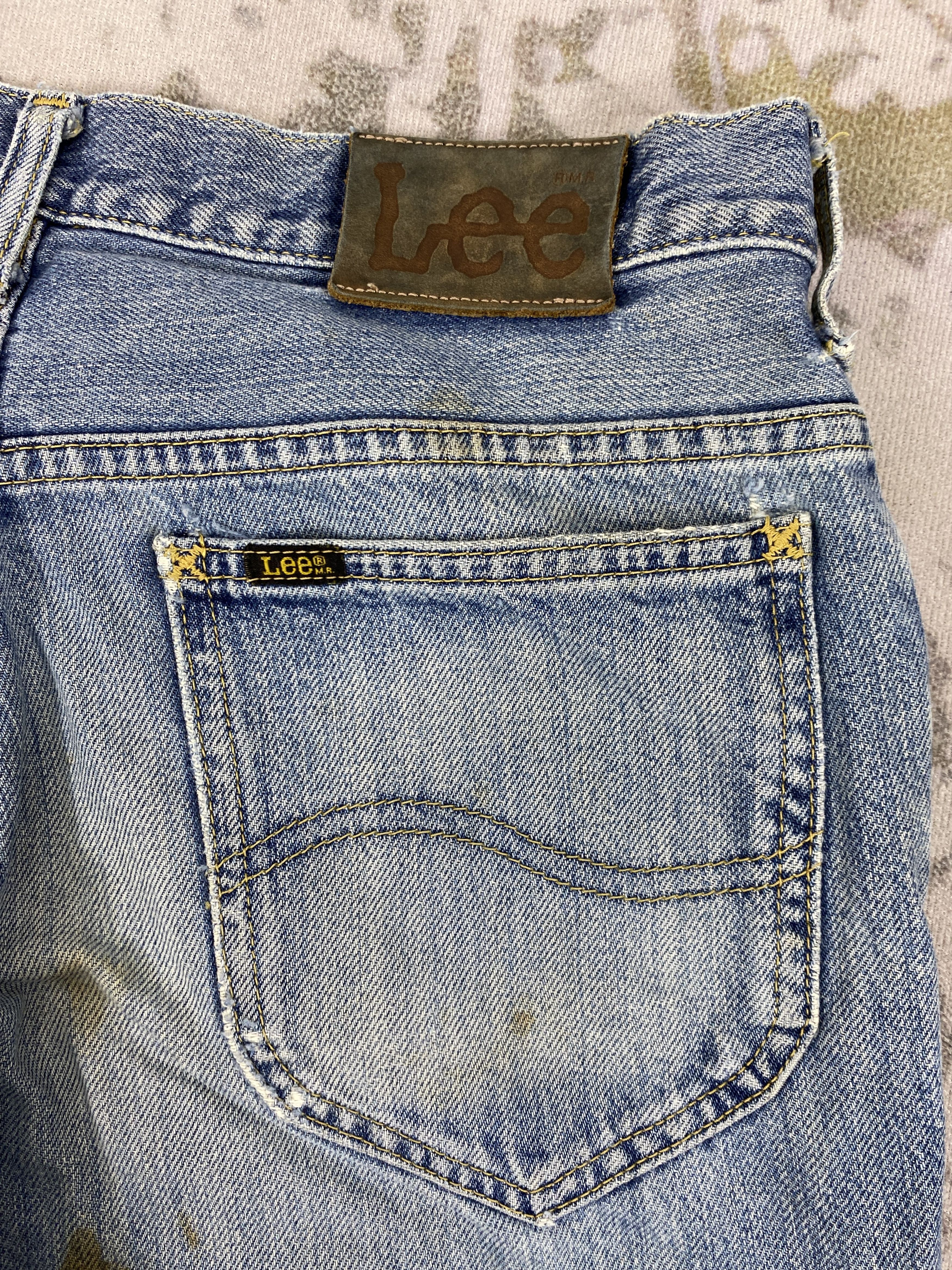 Japanese Brand Distressed Blue Vintage Lee Flare Jeans 30x32 Denim- JN3534 Size US 30 / EU 46 - 13 Thumbnail