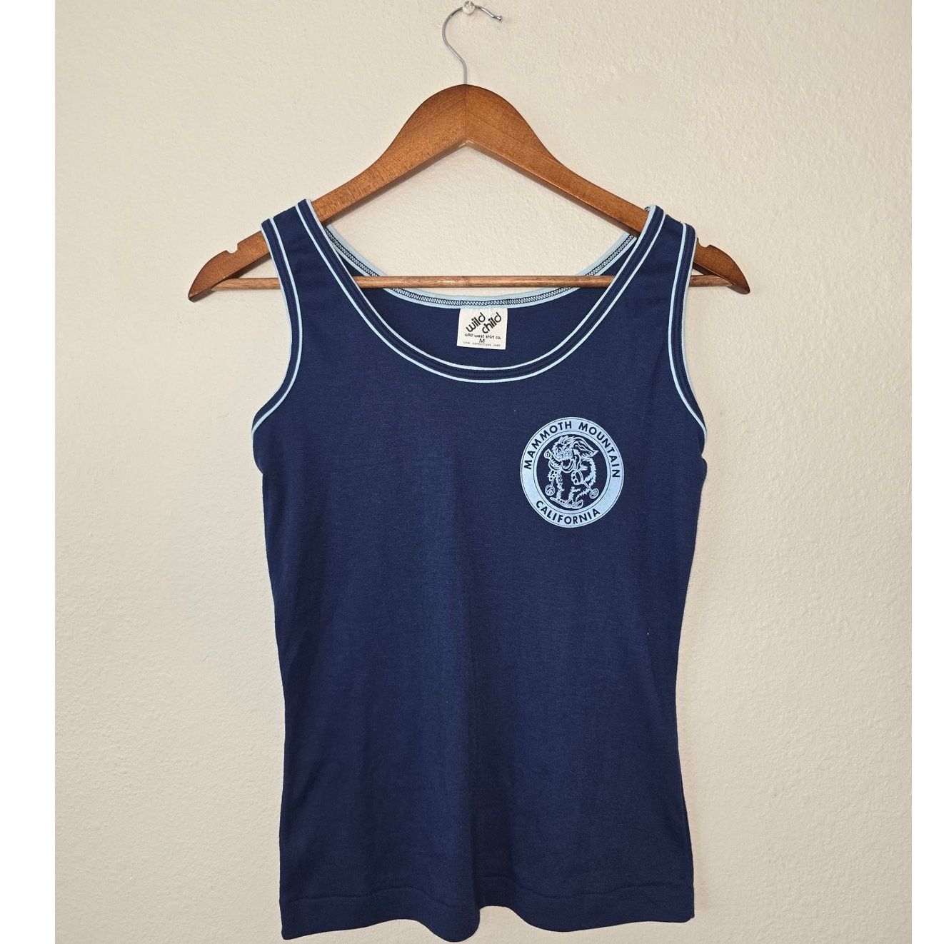 Vintage Vintage California M Blue Mammoth Mountain Sleeveless Tank Size M / US 6-8 / IT 42-44 - 1 Thumbnail