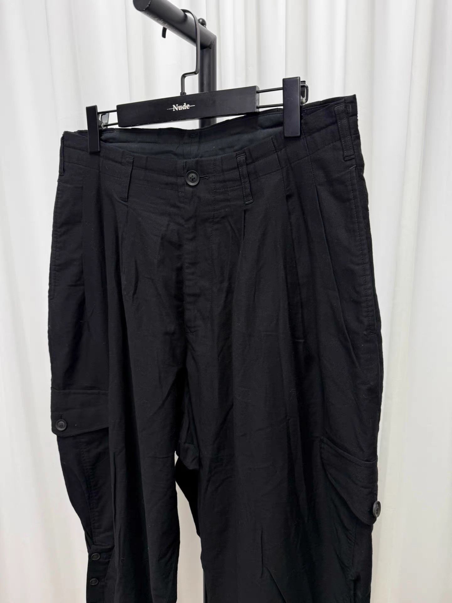 Yohji Yamamoto Yohji Yamamoto Zankyo Button Cargo Pants K20 Size US 31 - 2 Thumbnail