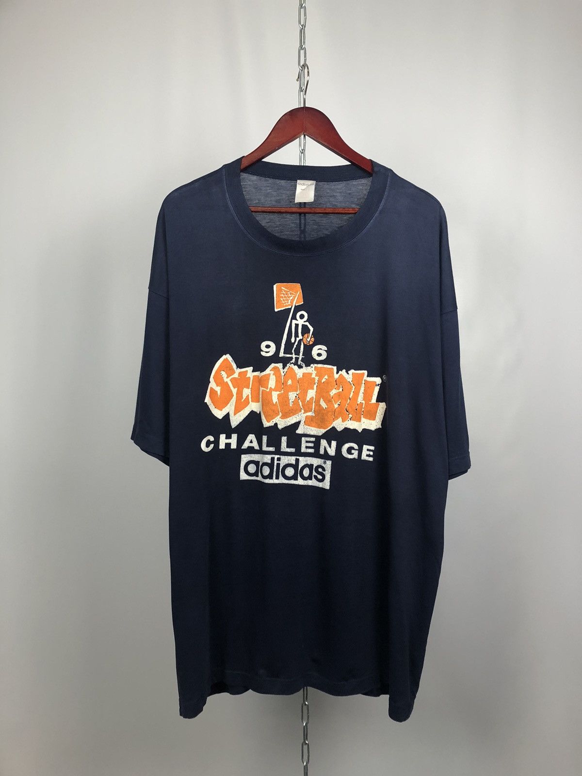 Adidas Adidas streetball challenge vintage T-shirts Size US XXL / EU 58 / 5 - 1 Thumbnail
