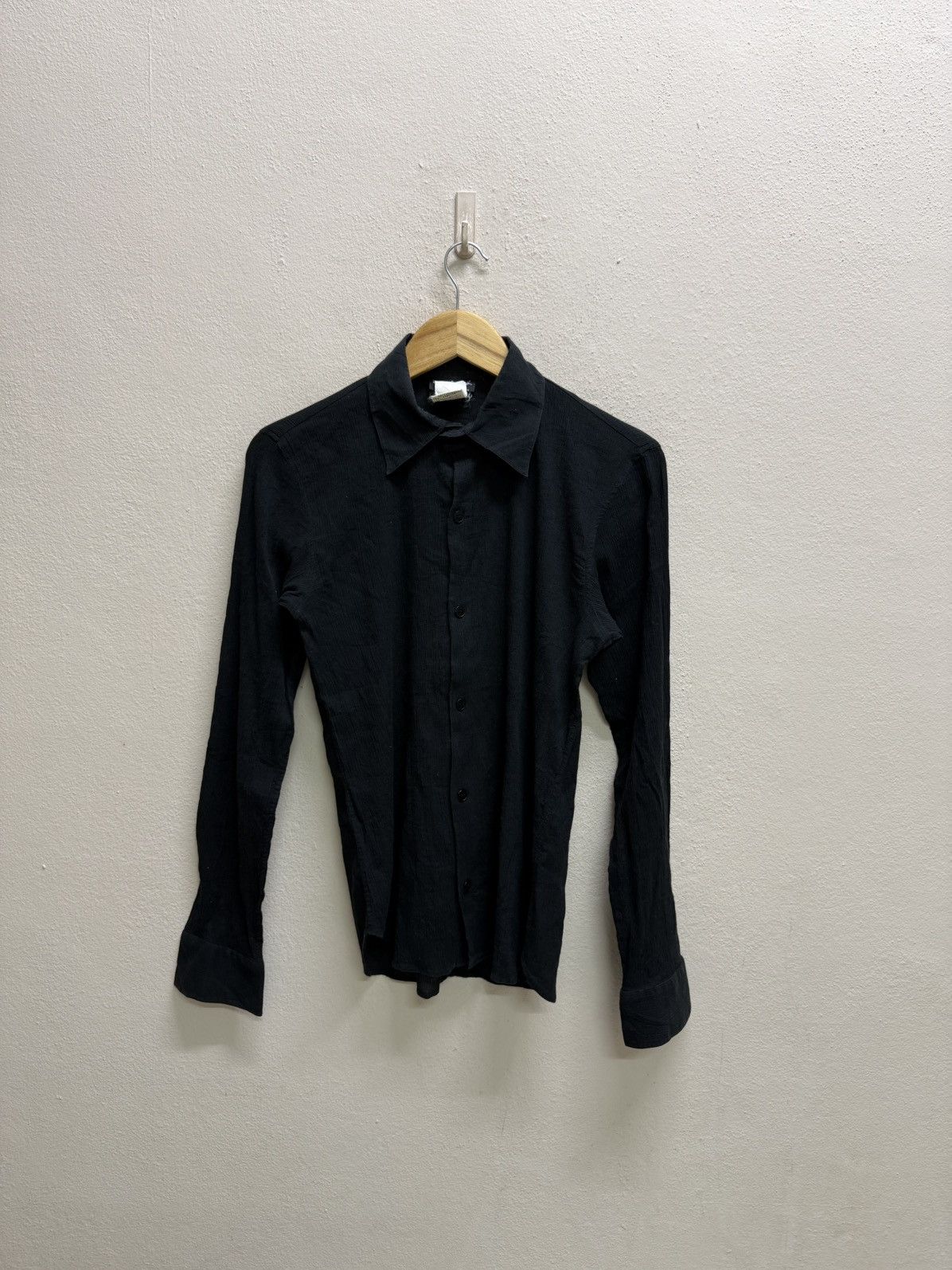 agnes b. Agnes B. Made in France Linen Button Up Plates Shirt Size XS / US 0-2 / IT 36-38 - 15 Thumbnail