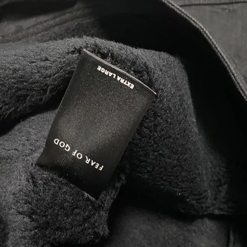Fear of God Fear of God Black washed denim cargo jacket Size US XL / EU 56 / 4 - 4 Thumbnail
