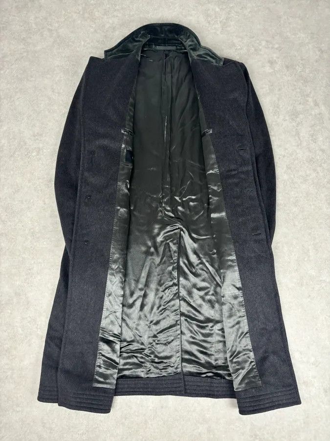 Gucci 2000s Gucci Grey Wool Classy Long Coat Size US L / EU 52-54 / 3 - 8 Thumbnail