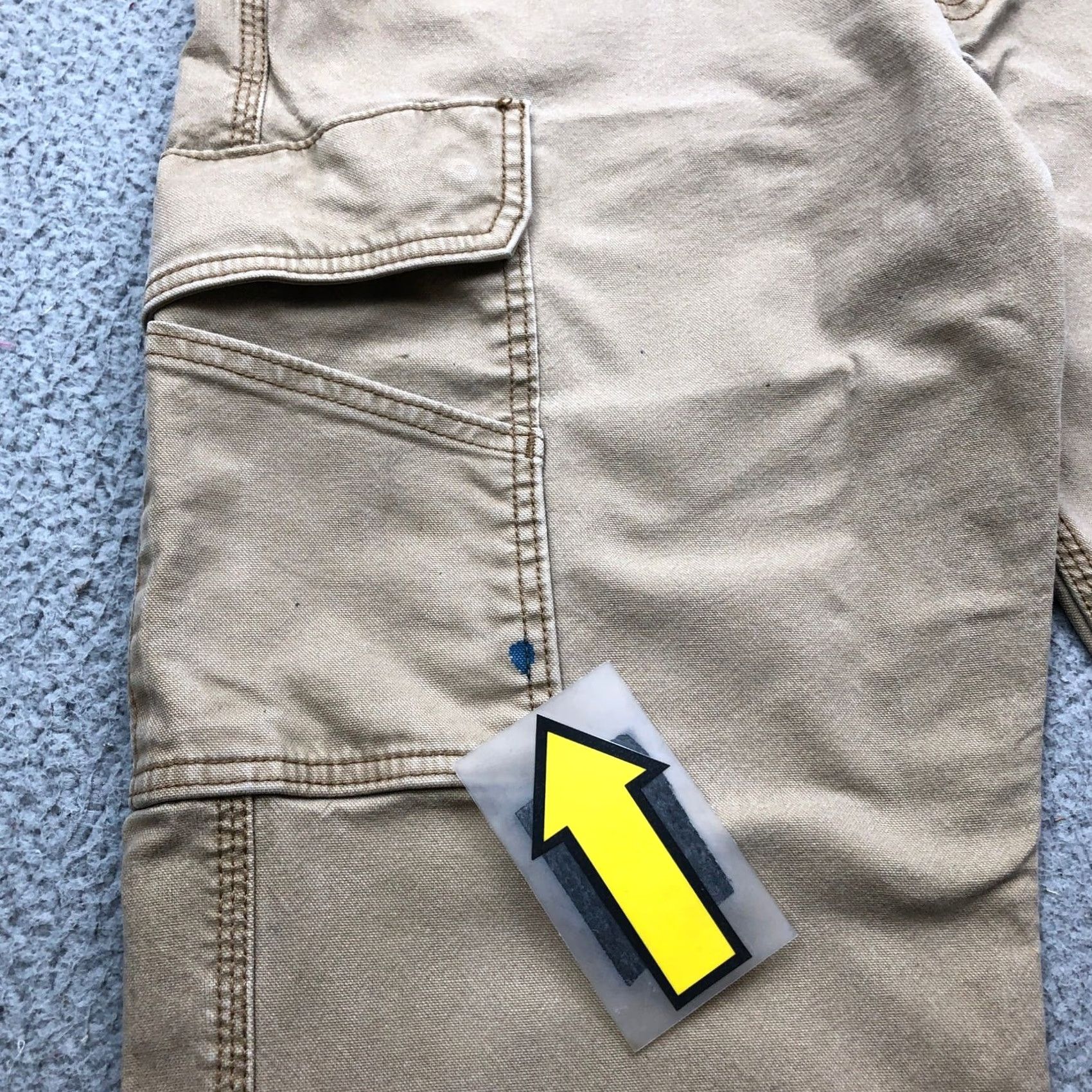 Levi's Signature By Levi's Carpenter Cargo Hiking Pants Mens 38x30 Brown Size US 38 / EU 54 - 4 Thumbnail