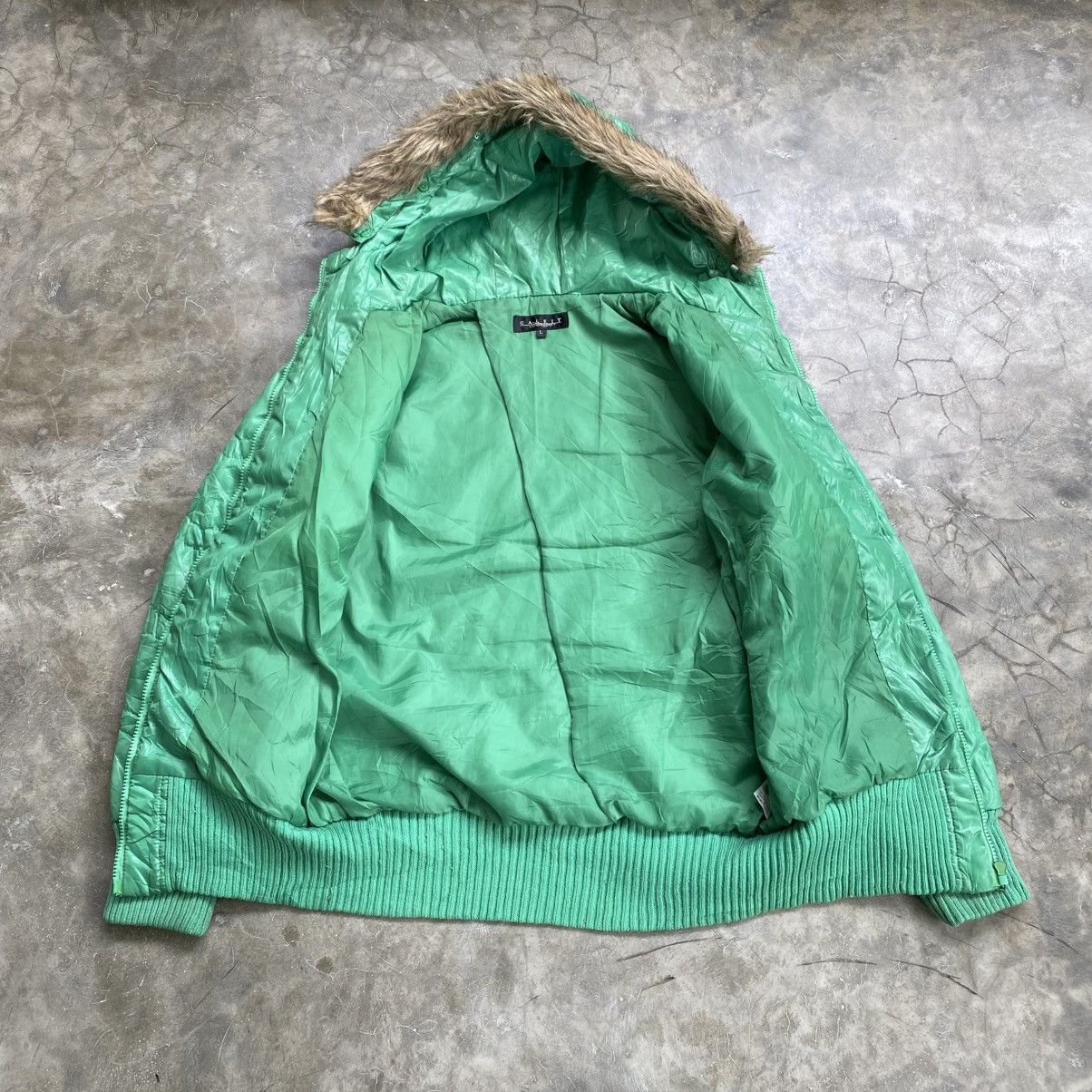Japanese Brand 2000s Galfit Y2K Style Fur Hoodie Jacket Size US L / EU 52-54 / 3 - 10 Thumbnail