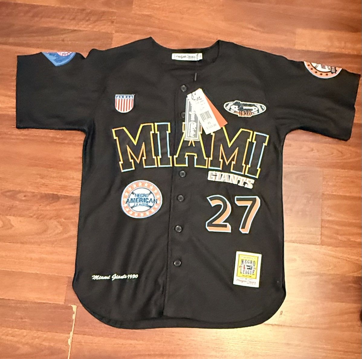 Other Headgear Classics Miami Giants Negro League Stitched Jersey Size US XS / EU 42 / 0 - 1 Thumbnail
