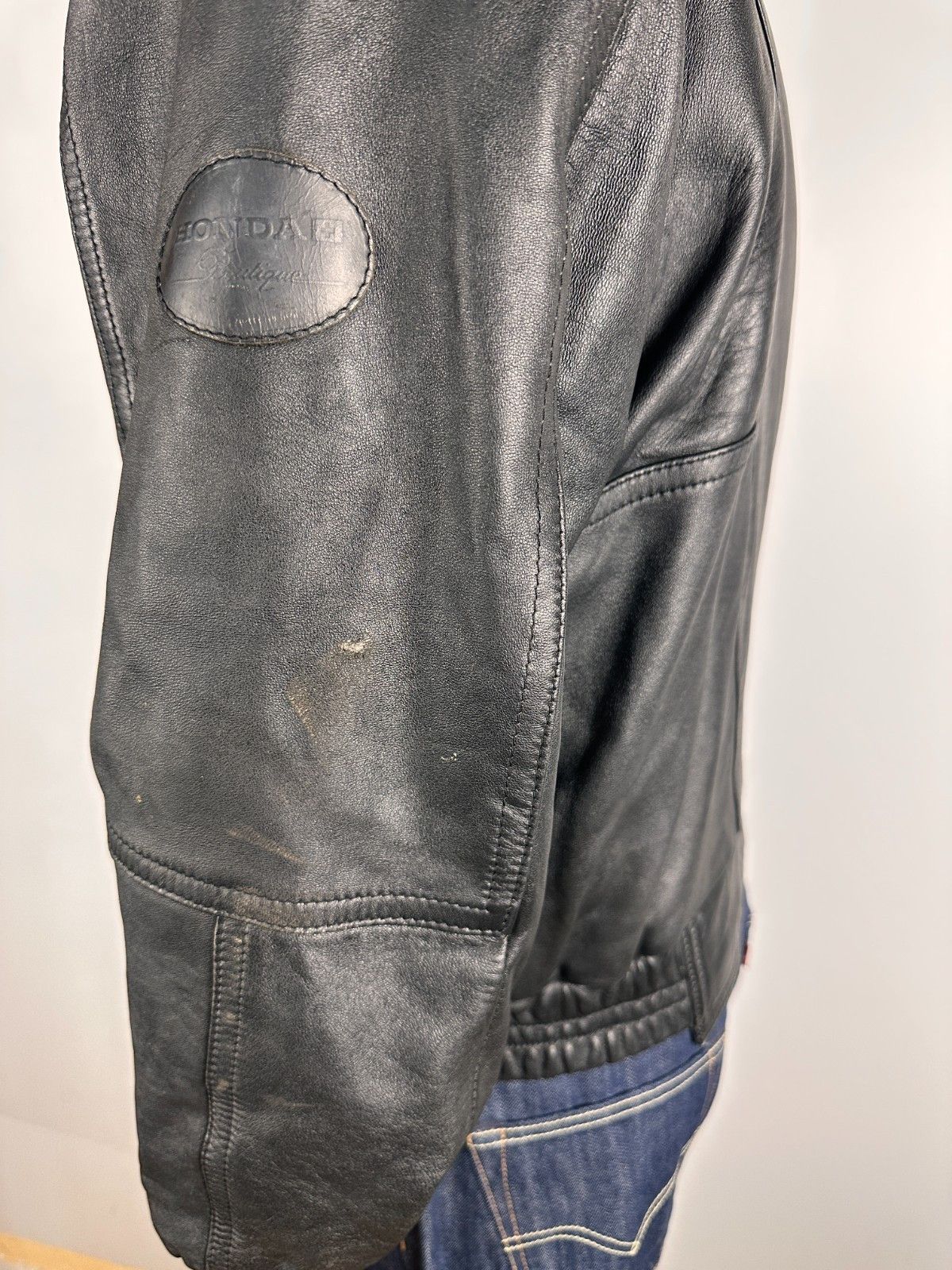 Honda Honda Boutique Geneva 80's Vintage Leather Jacket Size S Size US S / EU 44-46 / 1 - 6 Thumbnail