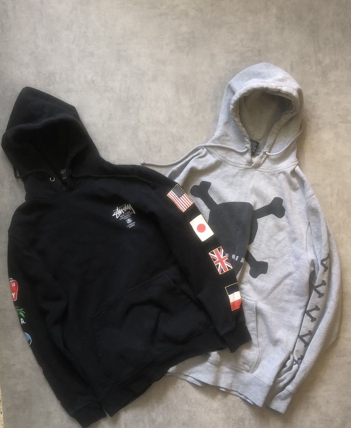 Stussy ☑️STEAL☑️ 2 Stussy Worldwide Tour / worldwide skull Hoodies Size US L / EU 52-54 / 3 - 1 Thumbnail