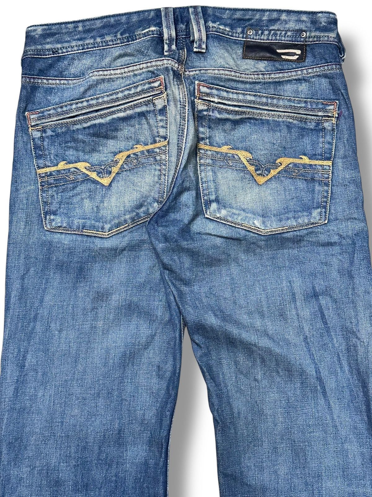 Diesel Diesel Vintage Distressed With Straight Loose and Faded Wash Size US 33 - 6 Thumbnail