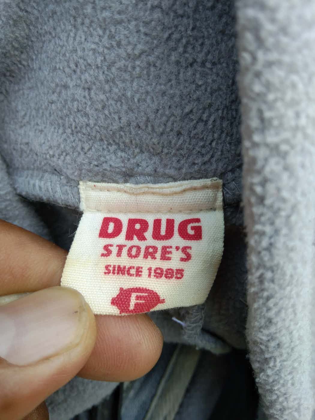 Japanese Brand DRUGSTORES HALF-ZIP FLEECE SWEATER Size US L / EU 52-54 / 3 - 8 Thumbnail